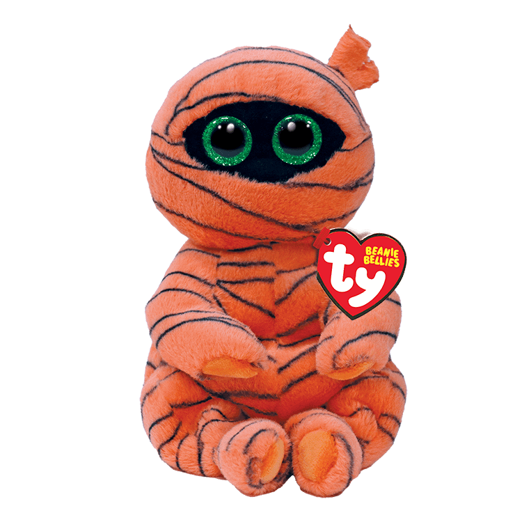 Ty Beanie Bellies - Hocus Pocus - Orange Mummy - Small 20cm