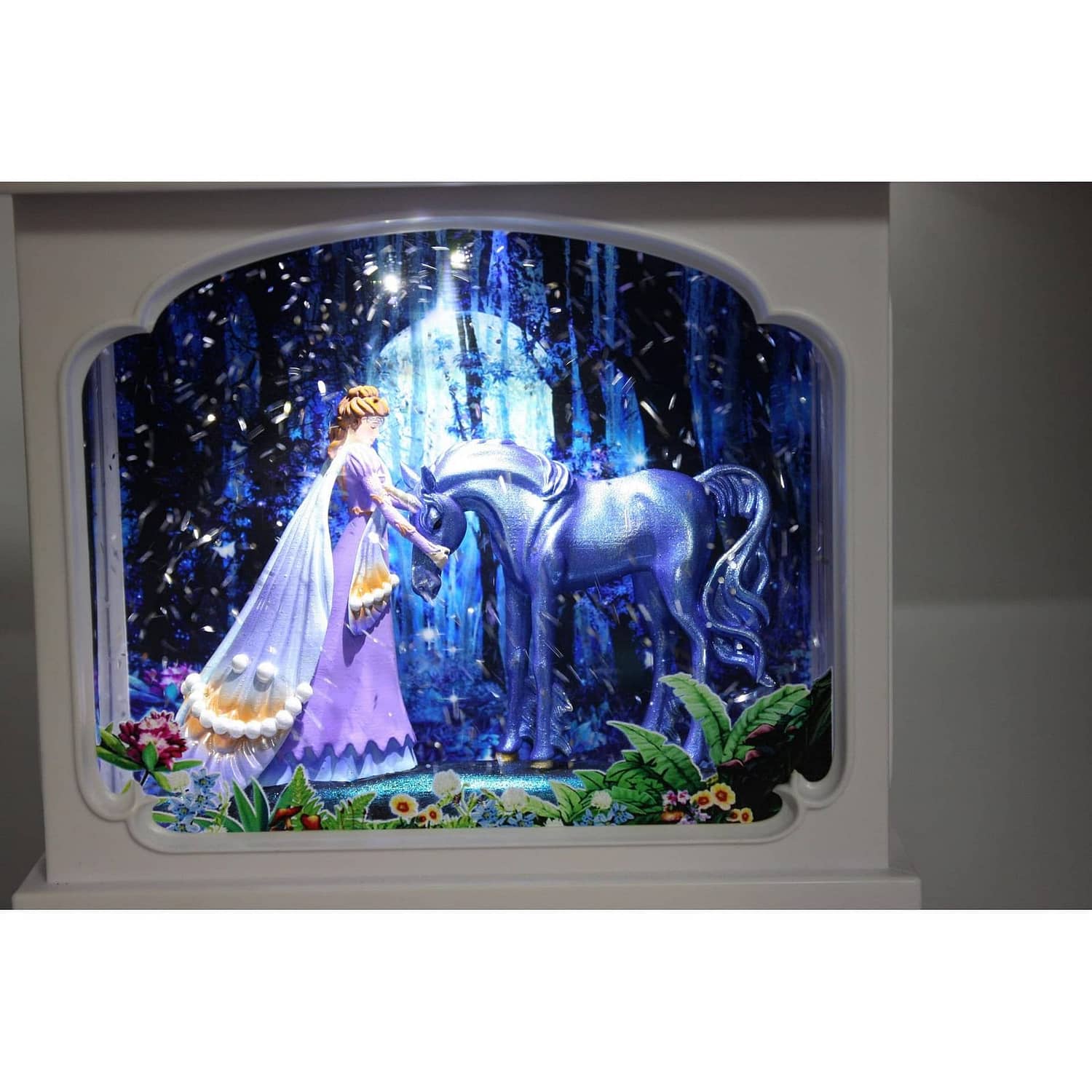 Cotton Candy - Dark Fairy & Unicorn White Glitter Lantern - Image 4