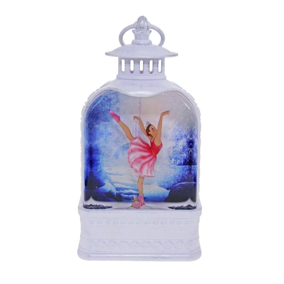 Cotton Candy - Lantern Ballerina Medium – Glitter Light-Up Collectable