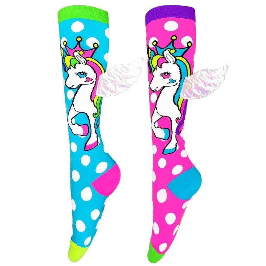 MADMIA - Socks Kids & Adults Age 6y+ Flying Unicorn