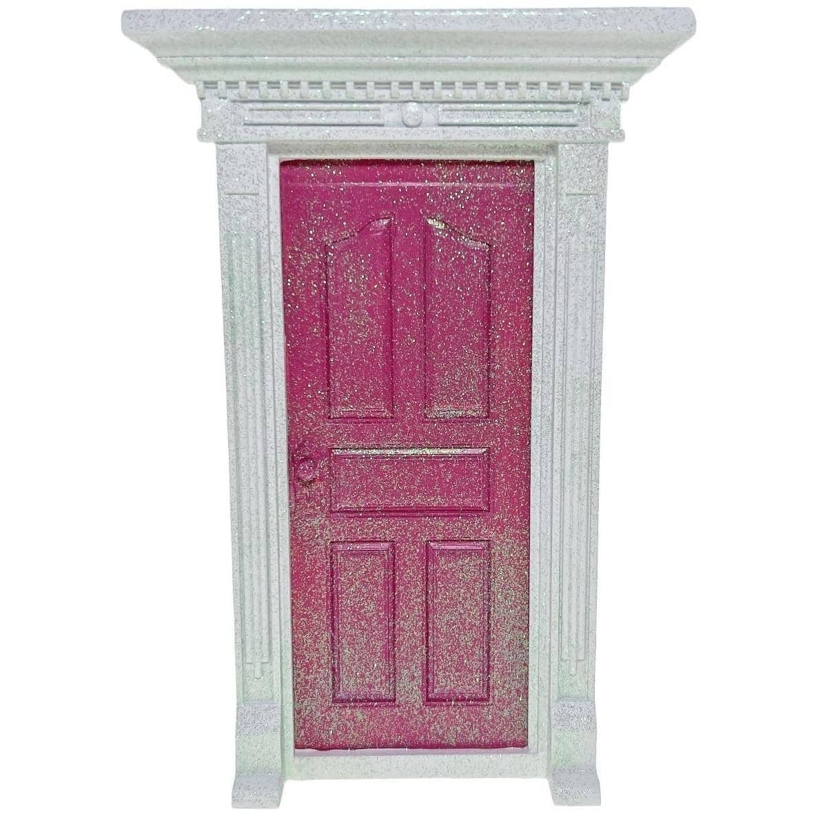 Cotton Candy -  Dark Pink Glitter Secret Fairy Door