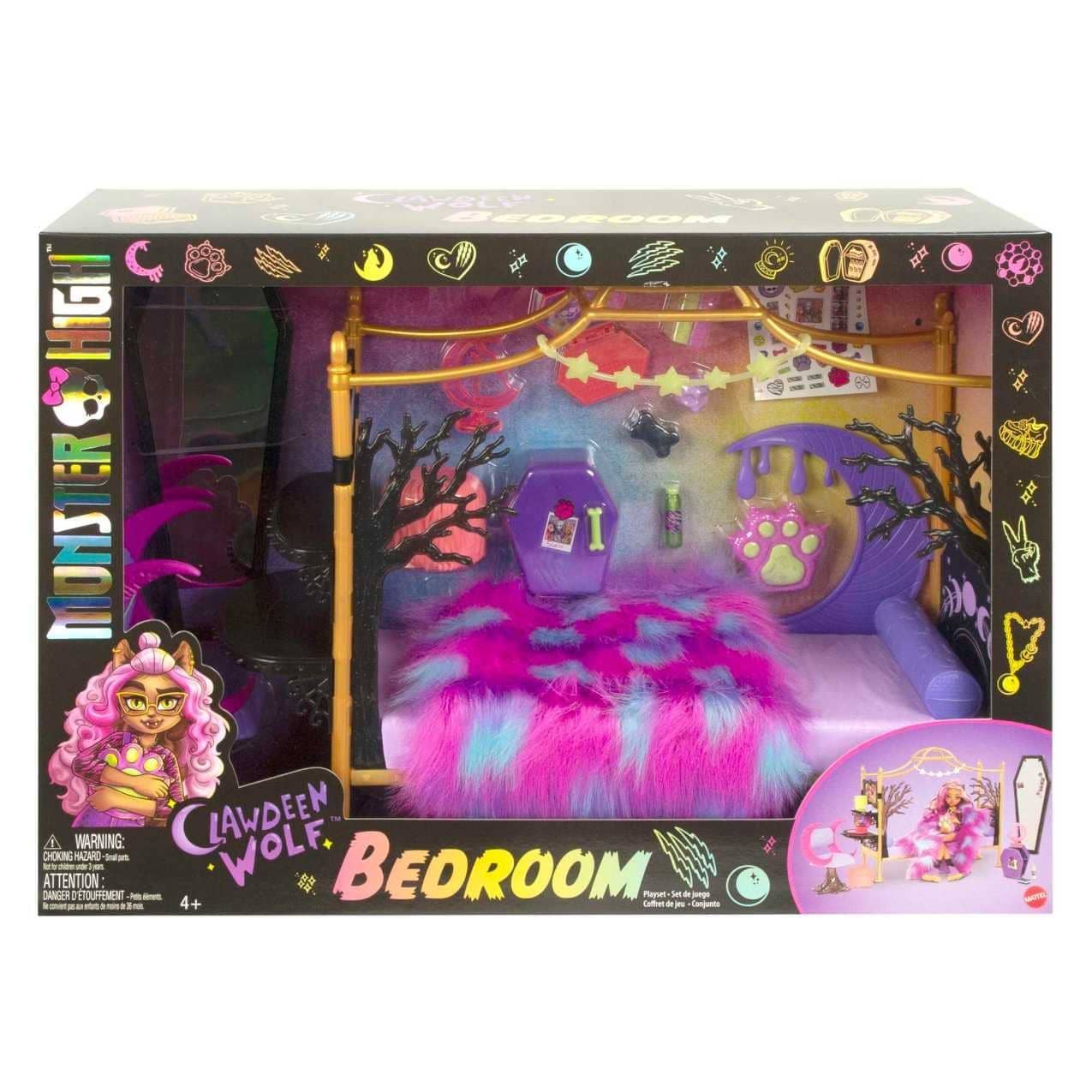 Monster High - Toys Clawdeen Wolf Bedroom Playset - Image 7