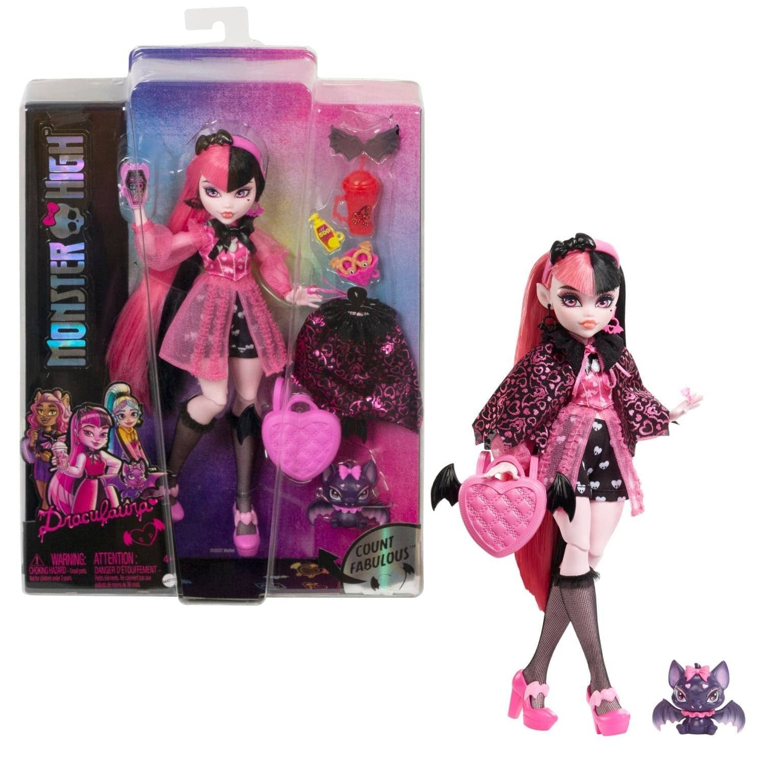 Monster High - Draculaura Doll With Pet And Accessories - Image 5