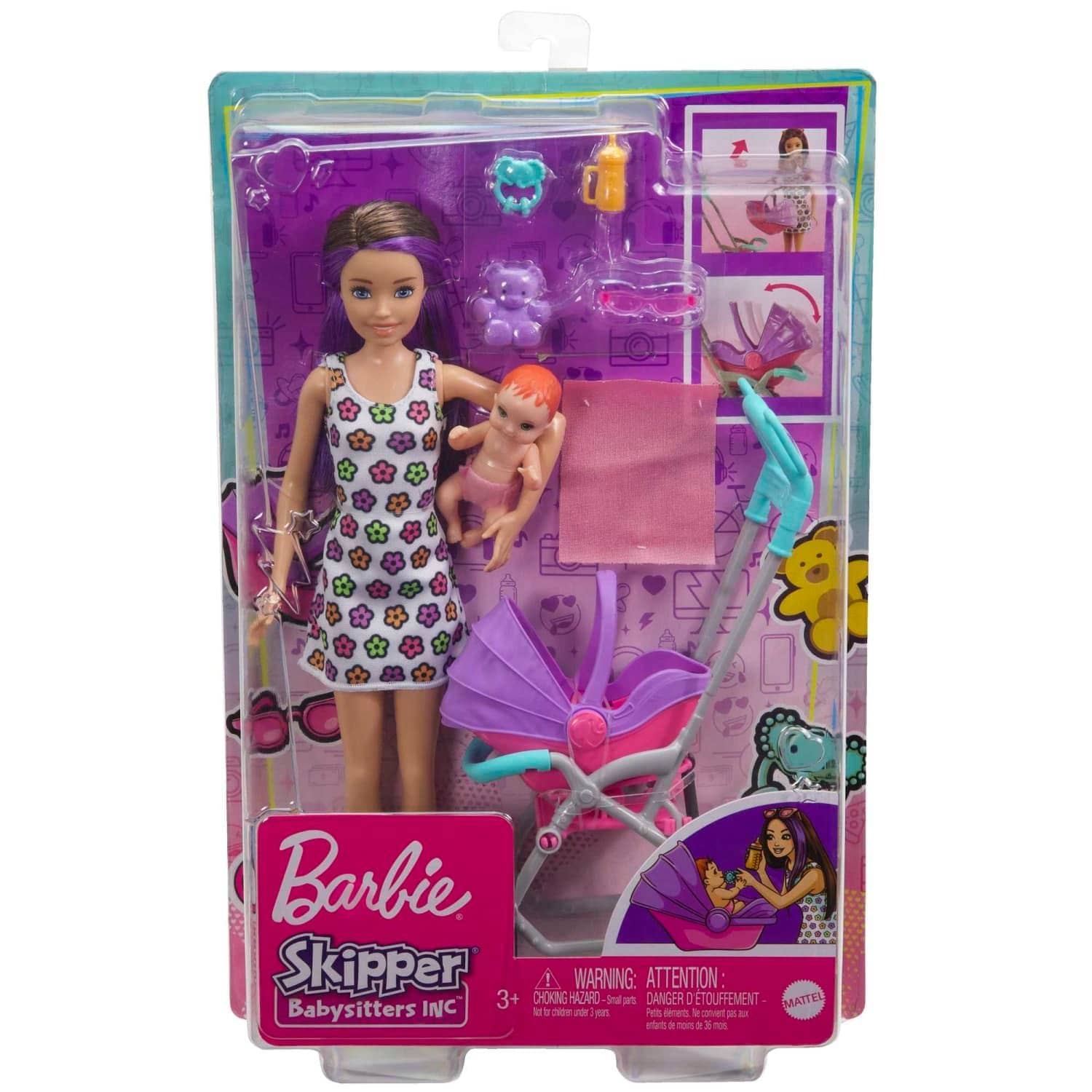 Barbie Skipper Babysitters Inc. Doll & Stroller Playset For 3 Years & Up - Image 5