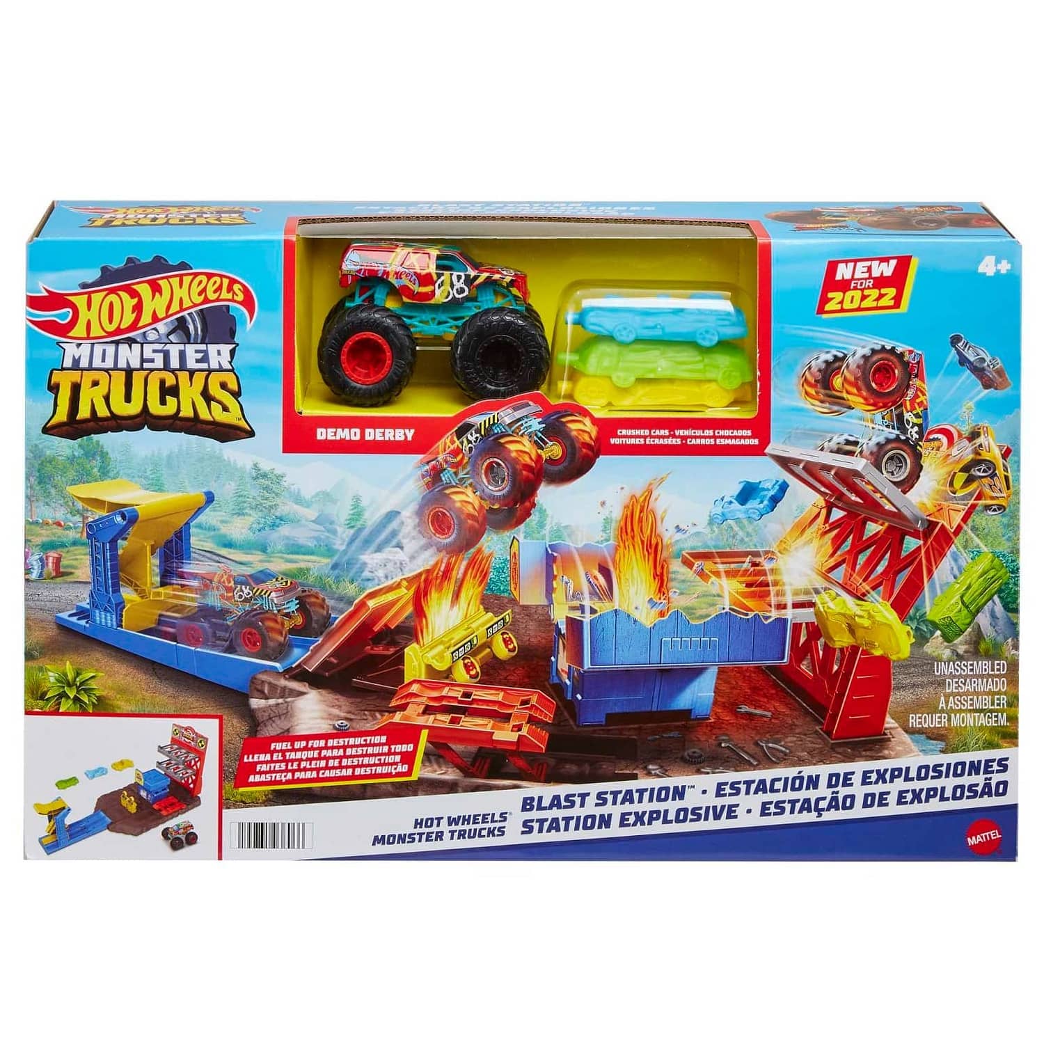 Hot Wheels® - Monster Trucks Blast Station