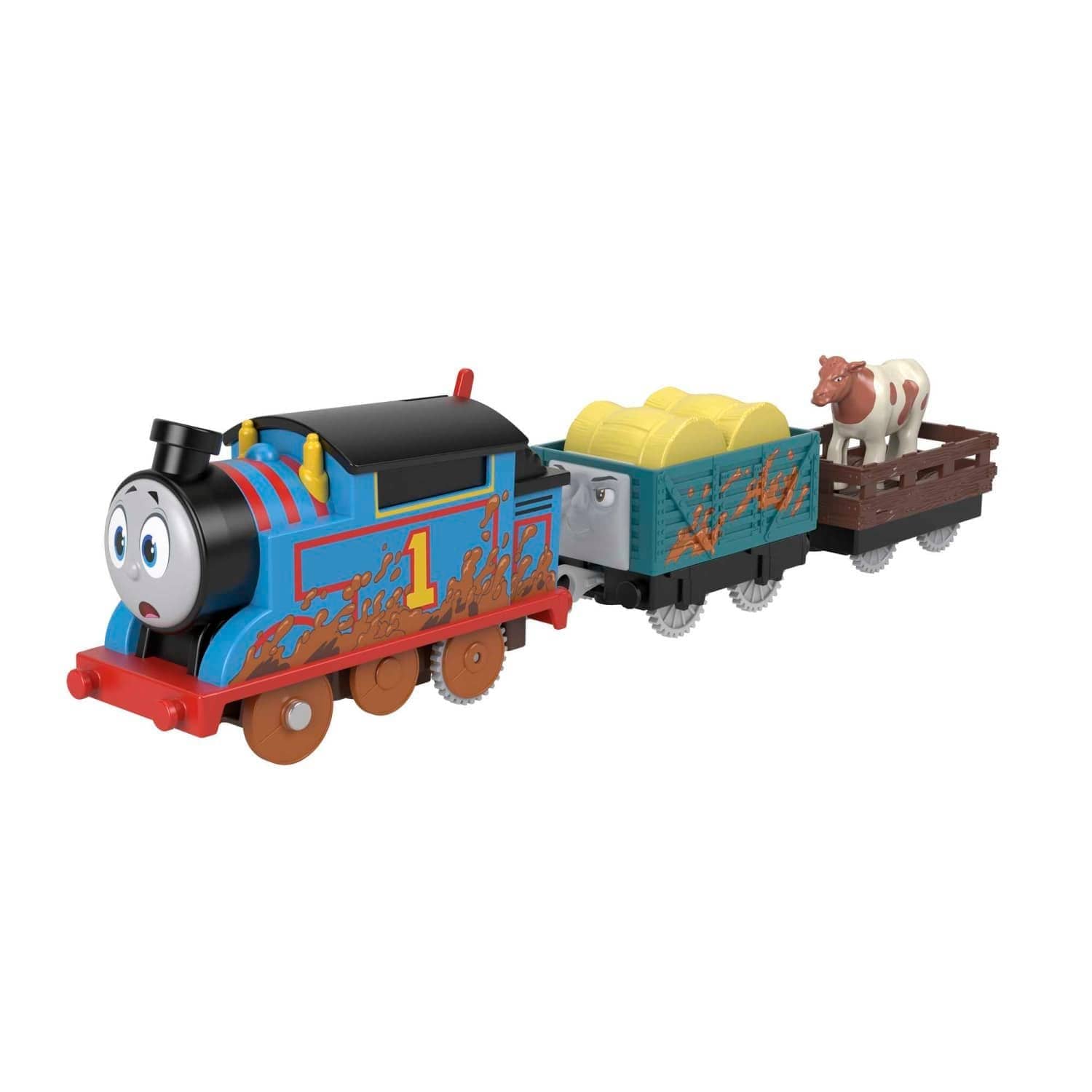 Fisher-Price Thomas & Friends Motorized Greatest Moments Engine Muddy Thomas