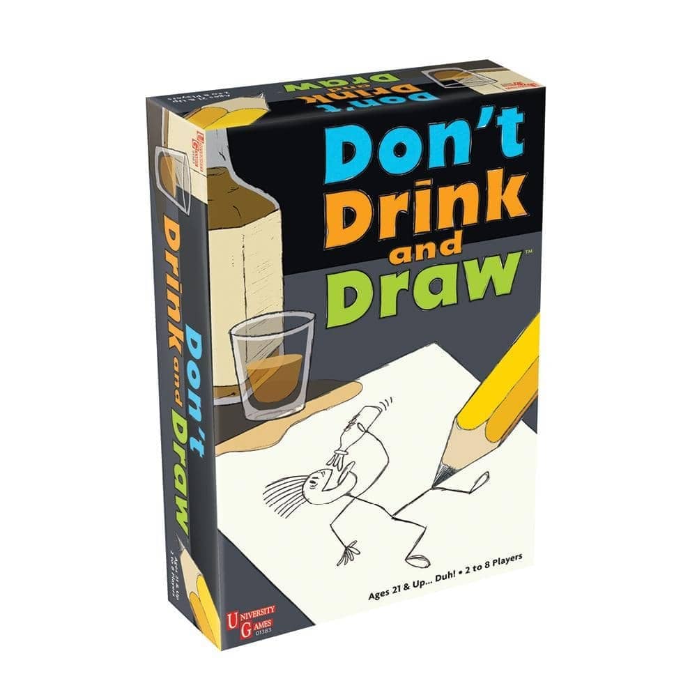 Don't Drink And Draw - Hilarious Draw And Guess Game - Iniversity Games