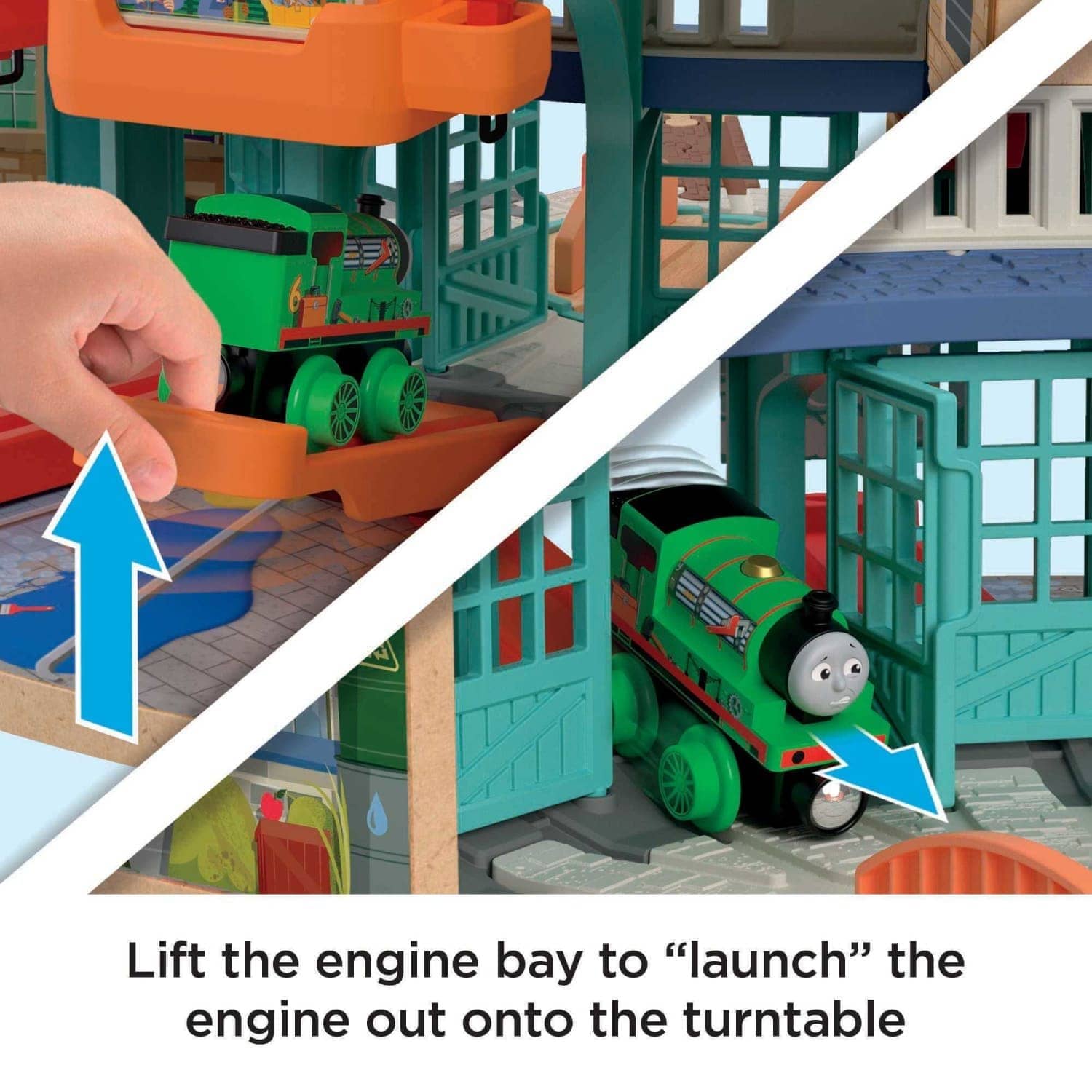 Thomas & Friends Wooden Railway Tidmouth Sheds Starter Train Set - Image 3