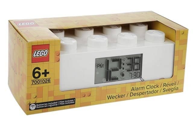 LEGO Brick Alarm Clock - White 7001026