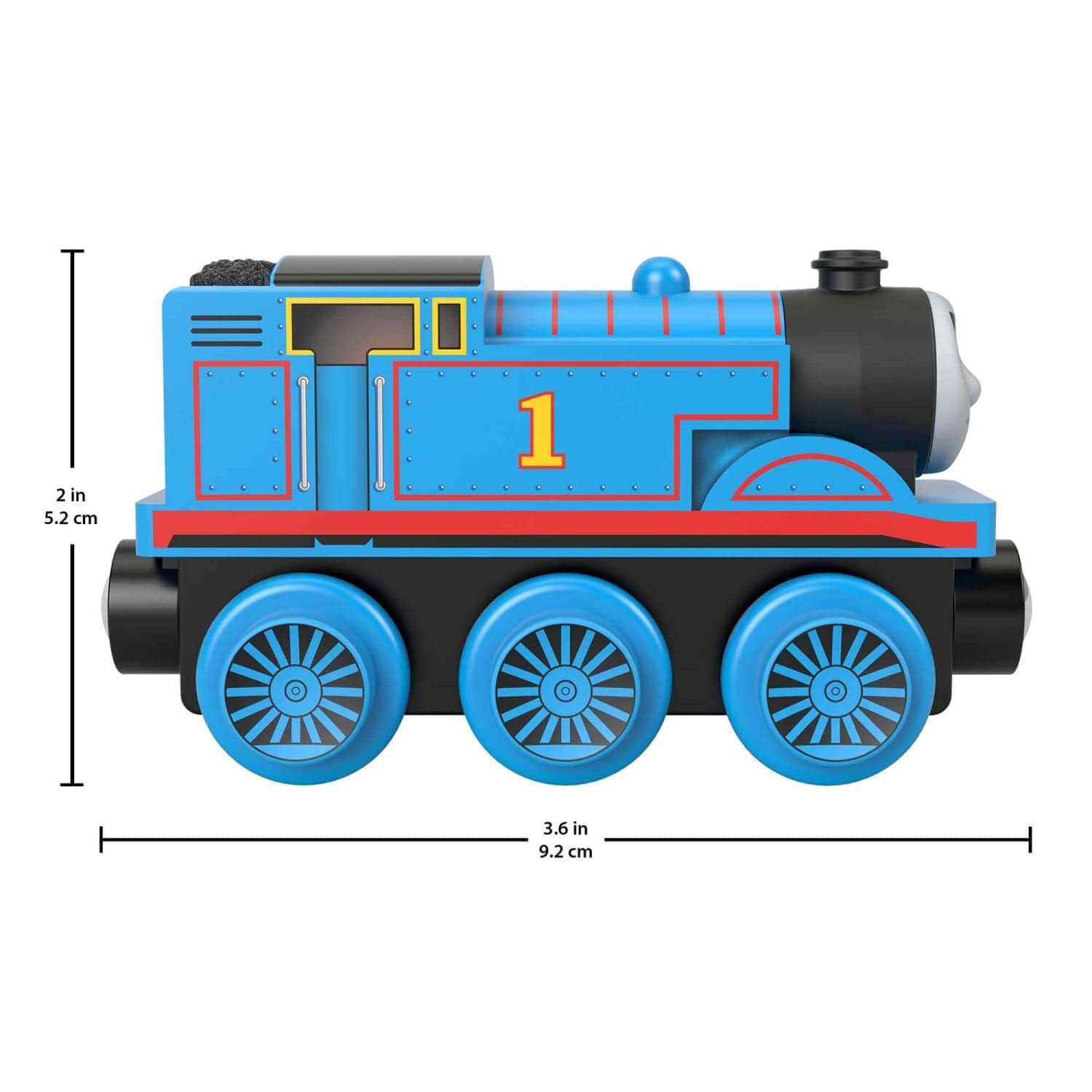 Thomas & Friends Thomas Push-Along Wooden Toy Train For Toddlers And Preschool Child - Image 5