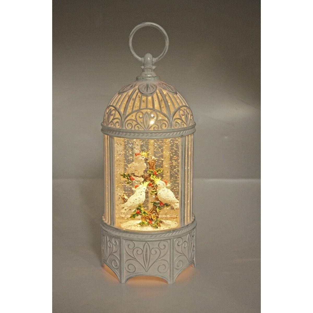 Cotton Candy - Xmas Lantern White Birdcage - Cockatoo - Image 3