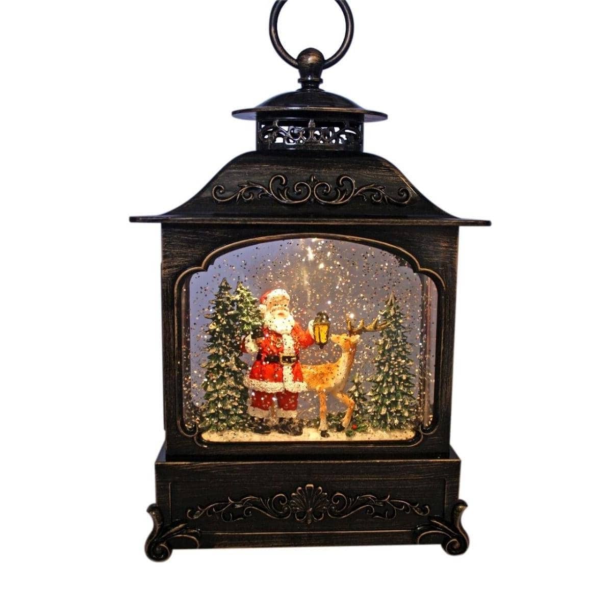 Cotton Candy - Xmas Led Musical Lantern Santa & Deer