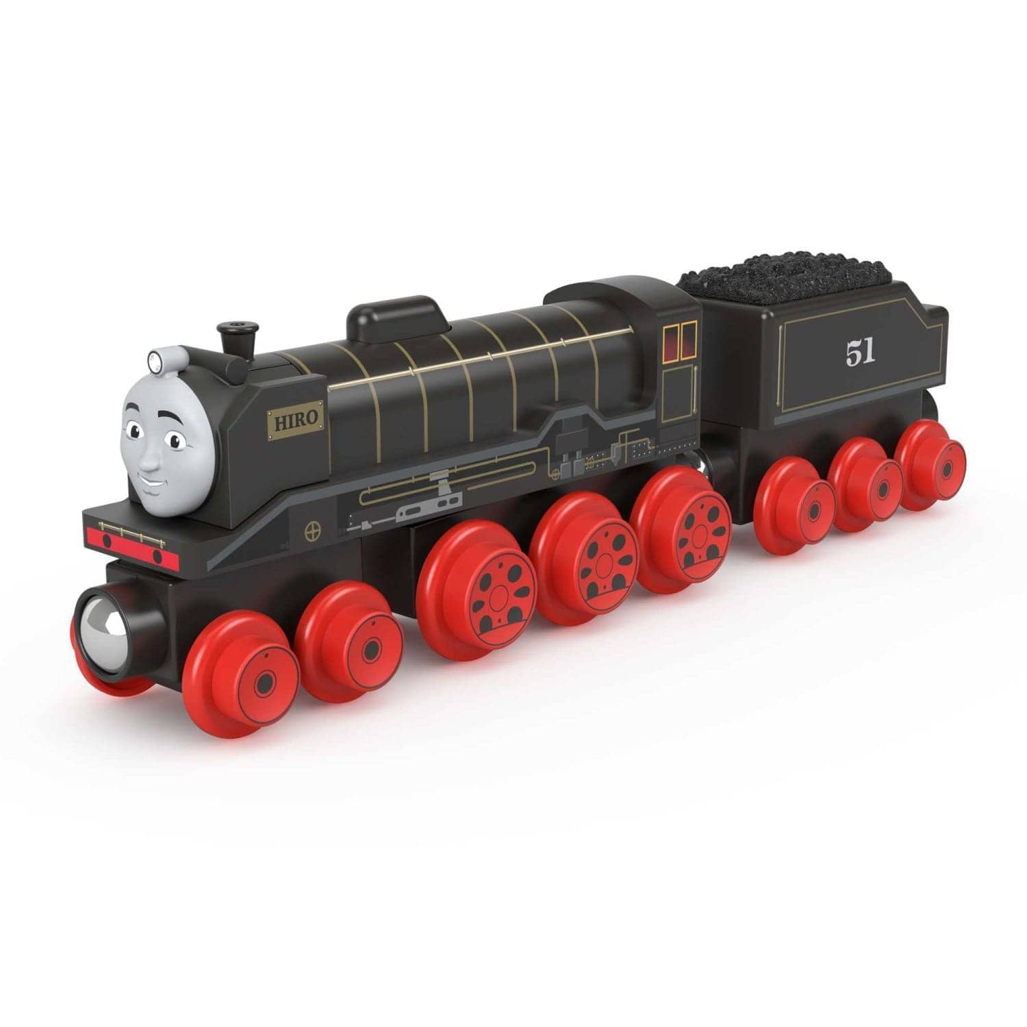 Thomas & Friends Wooden Railway Hiro Train Engine And Coal Car - Image 5