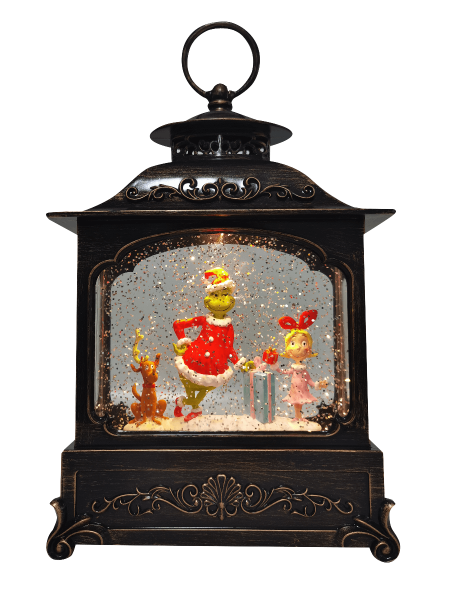 Cotton Candy - Xmas Lrg Lantern Dr. Seuss Grinch & Cindy-lou