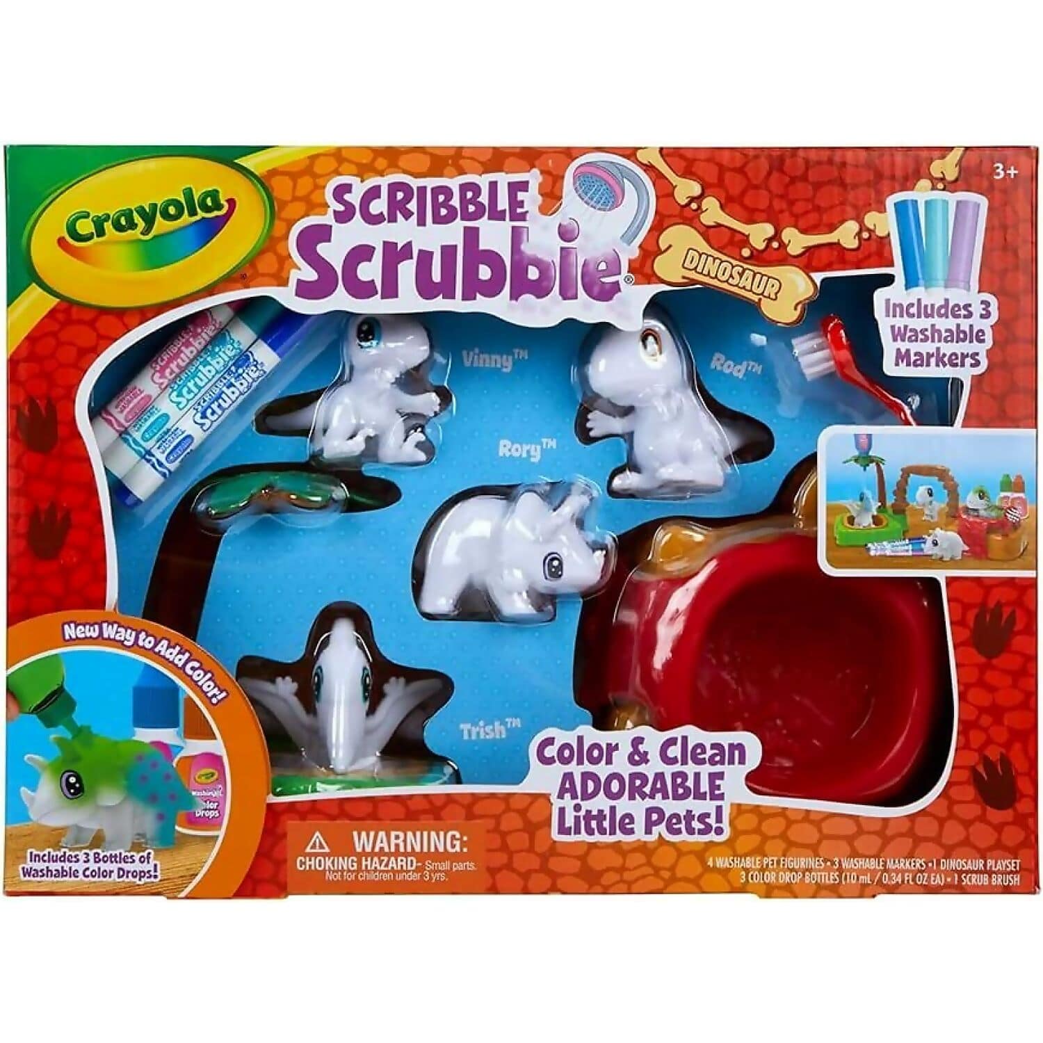 Crayola - Scribble Scrubbie Pets Dinosaur Island
