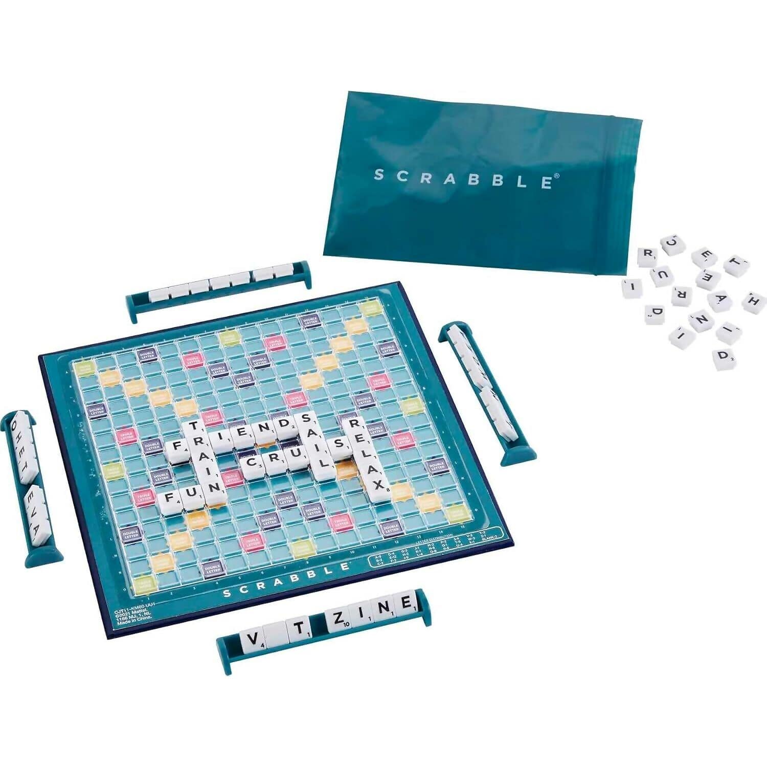Scrabble - Travel Scrabble Board Game - Mattel - Image 3