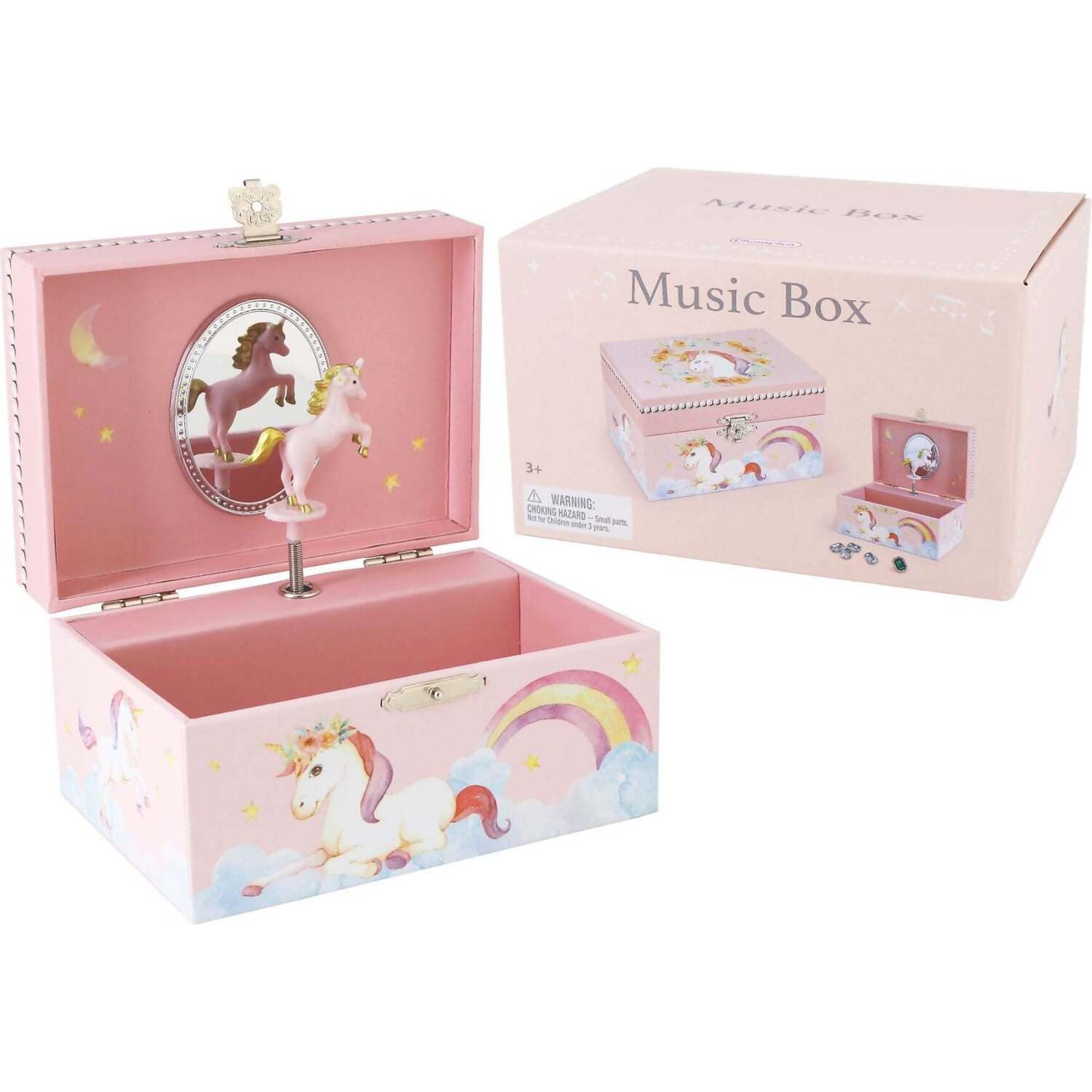 Champion - Jewellery Music Box - Unicorn Pastel