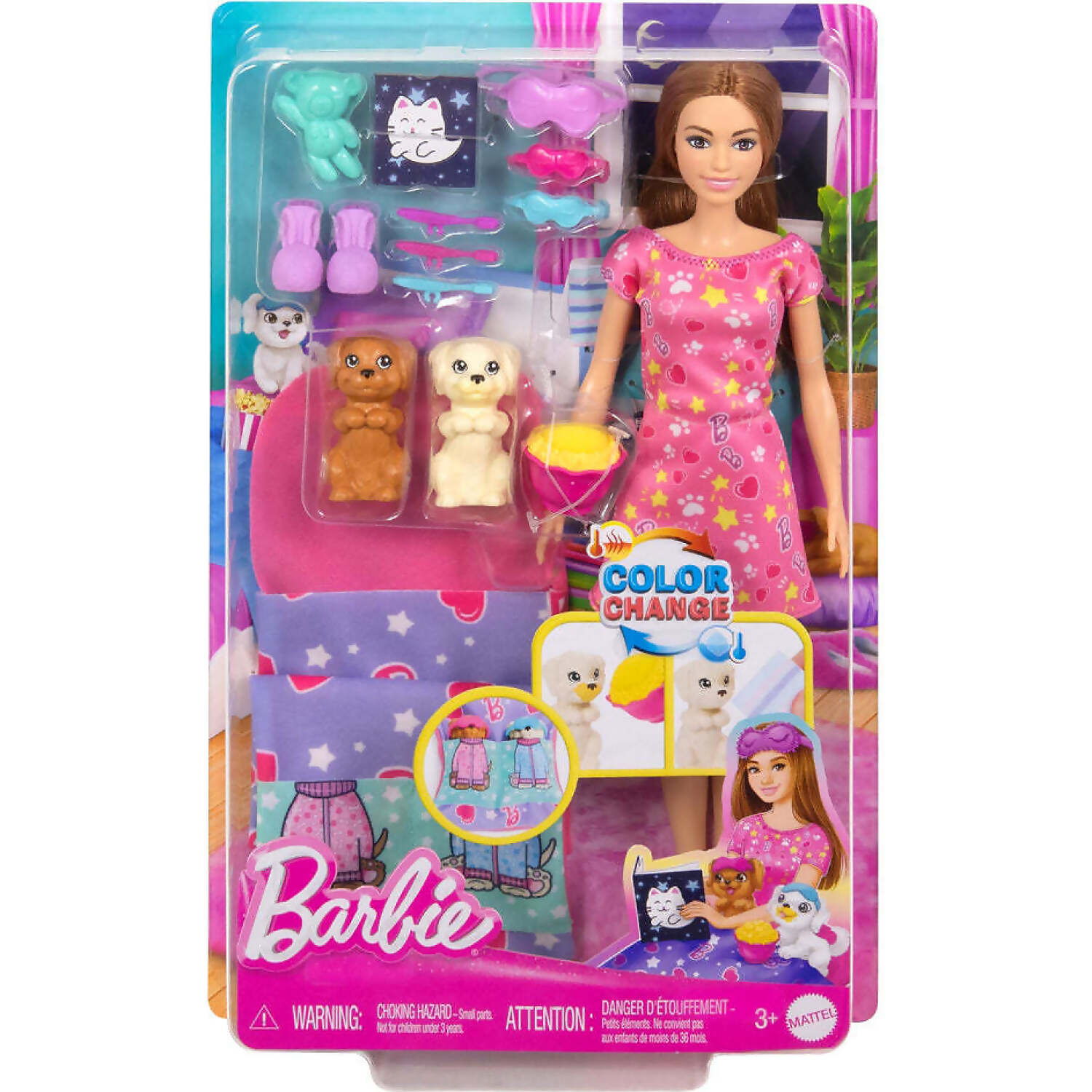 Barbie - Puppy Slumber Party Playset - Mattel