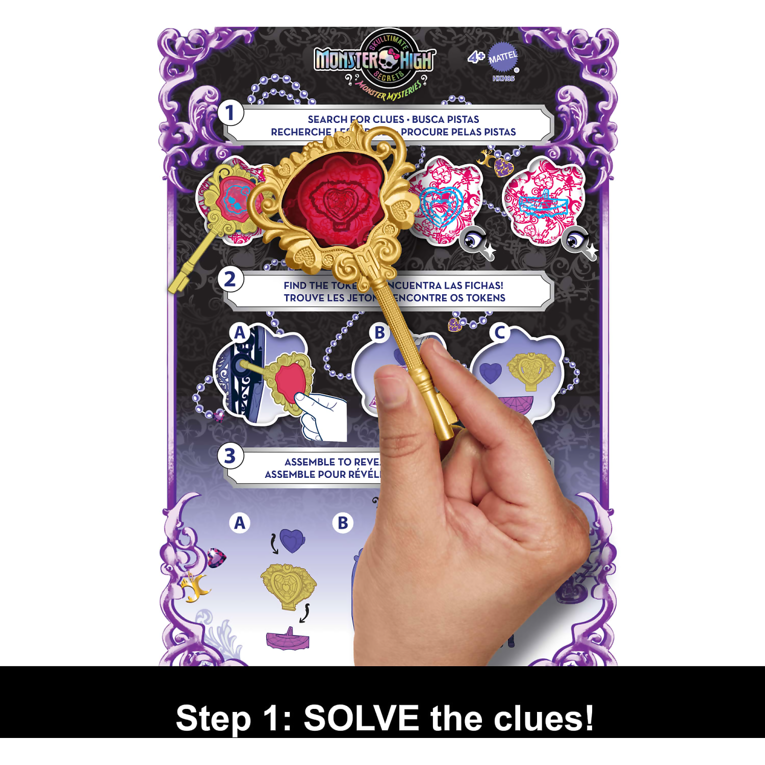 Monster High - Skulltimate Secrets Monster Mysteries Playset Clawdeen Wolf Doll With 19+ Surprises - Mattel - Image 2