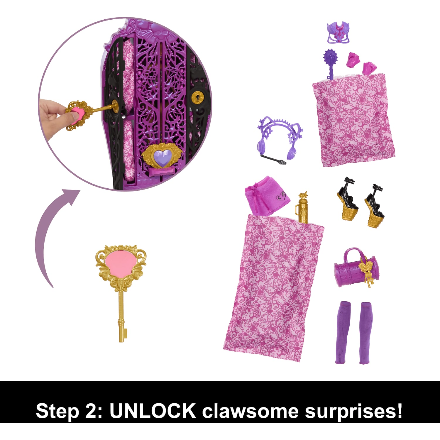 Monster High - Skulltimate Secrets Monster Mysteries Playset Clawdeen Wolf Doll With 19+ Surprises - Mattel - Image 3