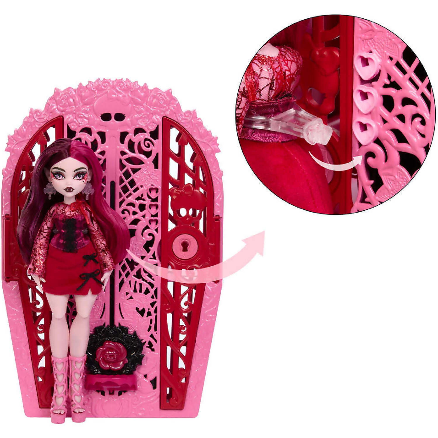 Monster High - Skulltimate Secrets Garden Mysteries Playset - Draculaura - Mattel - Image 6