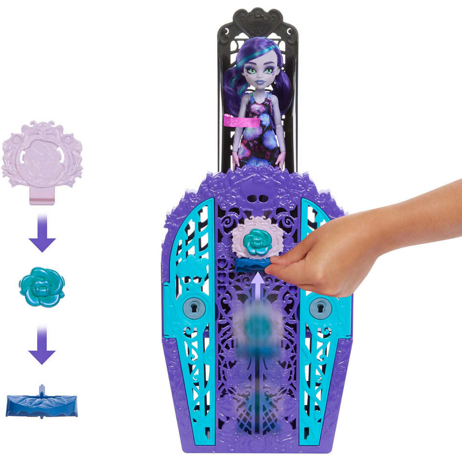 Monster High - Skulltimate Secrets Garden Mysteries Playset - Twyla - Mattel - Image 7