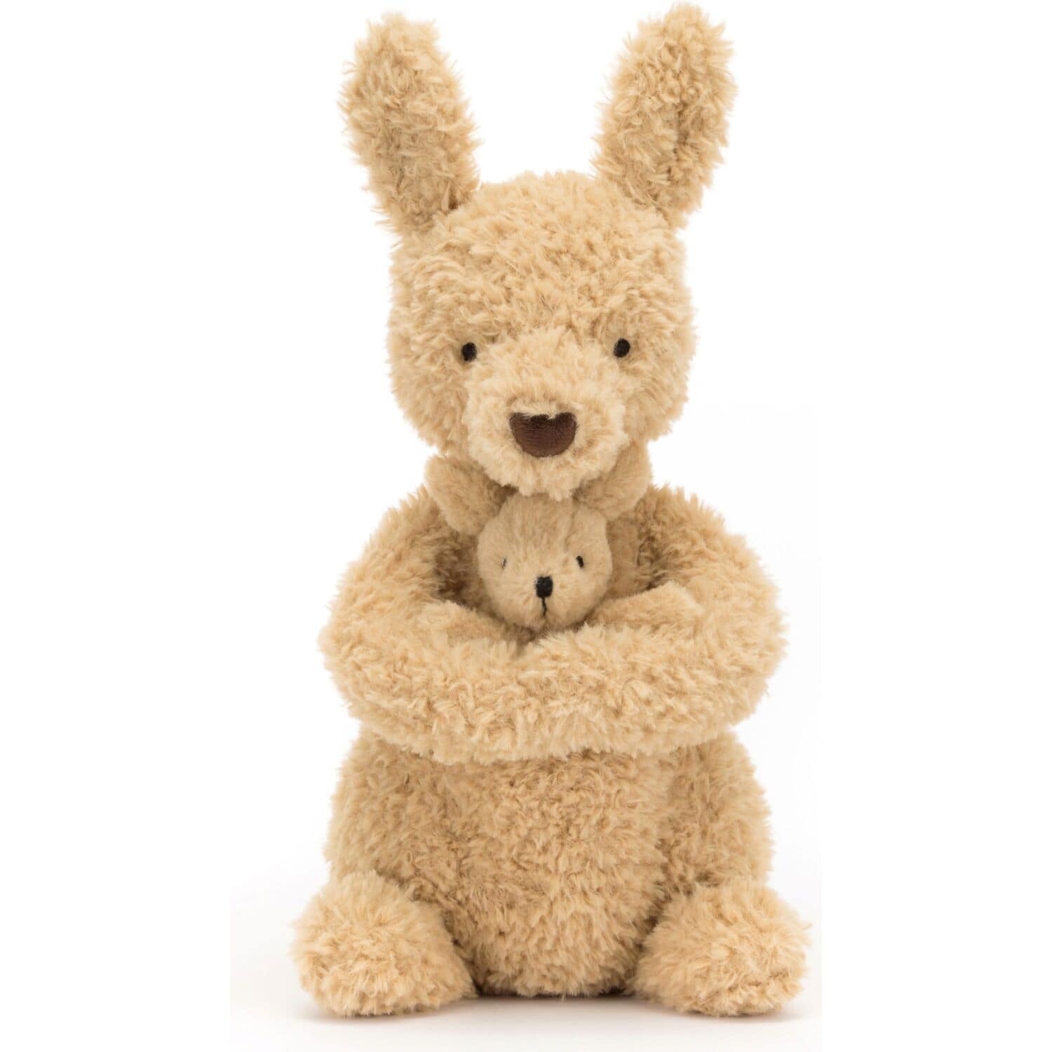 Jellycat - Huddles Kangaroo Brown 26x14x12cm Plush - Image 4
