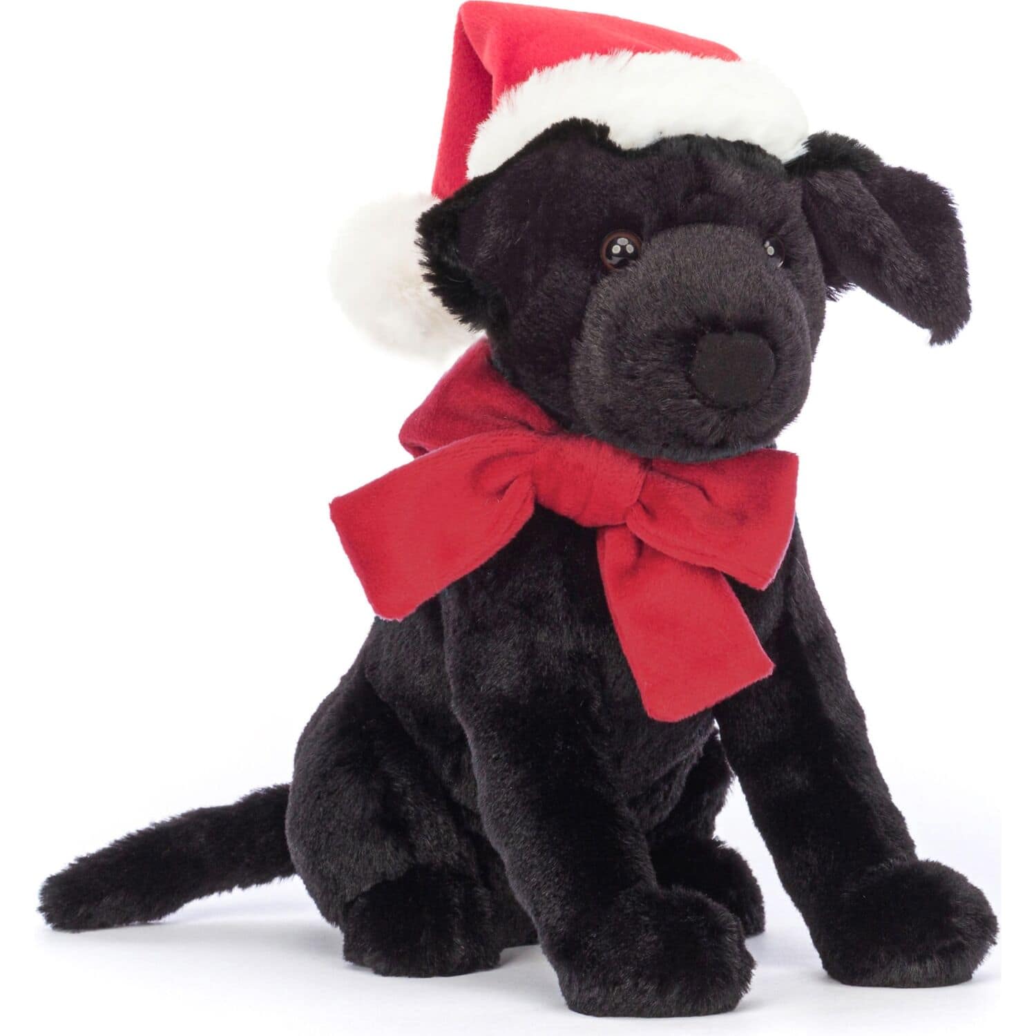 Jellycat - Winter Warmer Pippa Black Labrador Black 22x15x8cm Plush