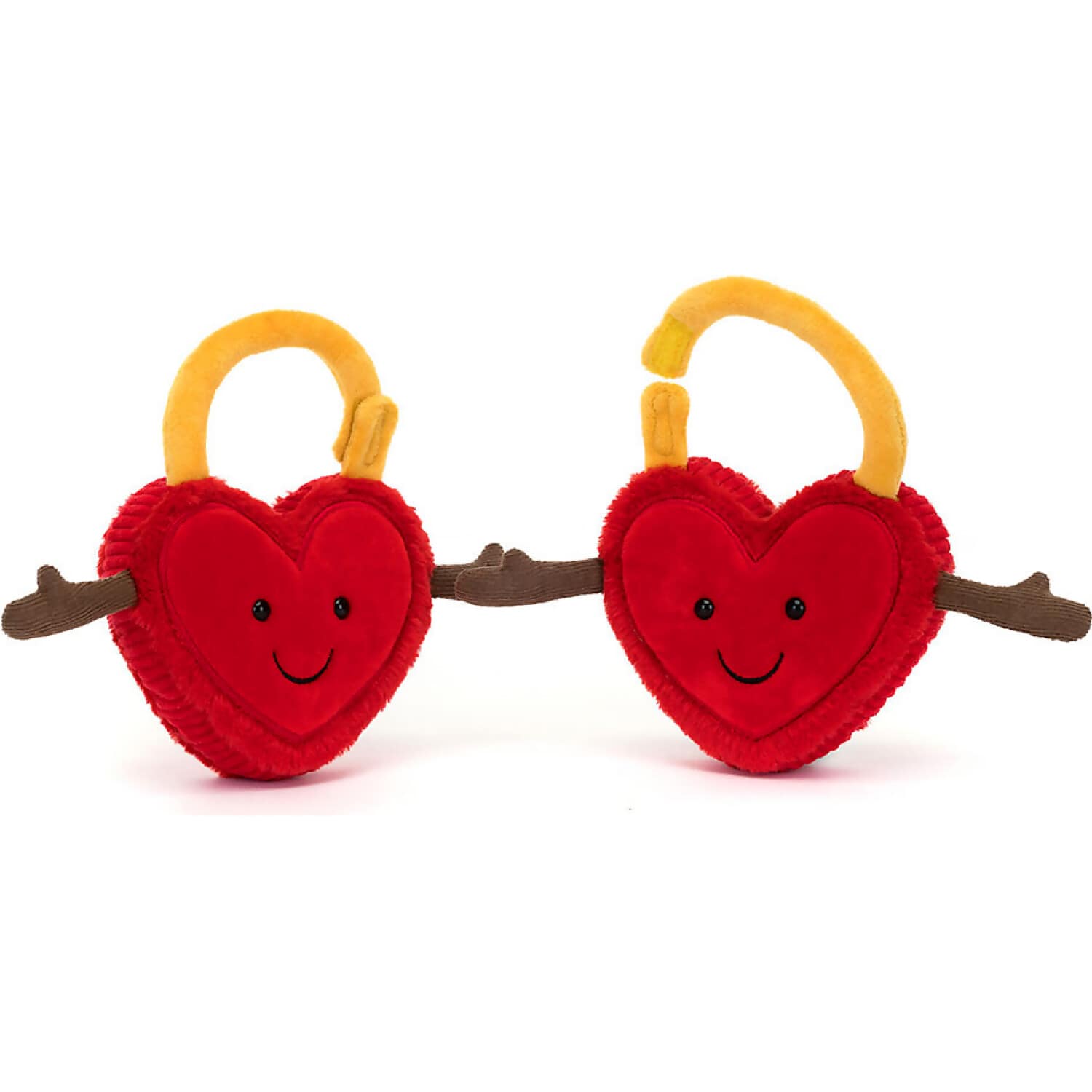Jellycat - Amuseables Val & Tina Love Locks 22x15x4cm Plush - Image 2