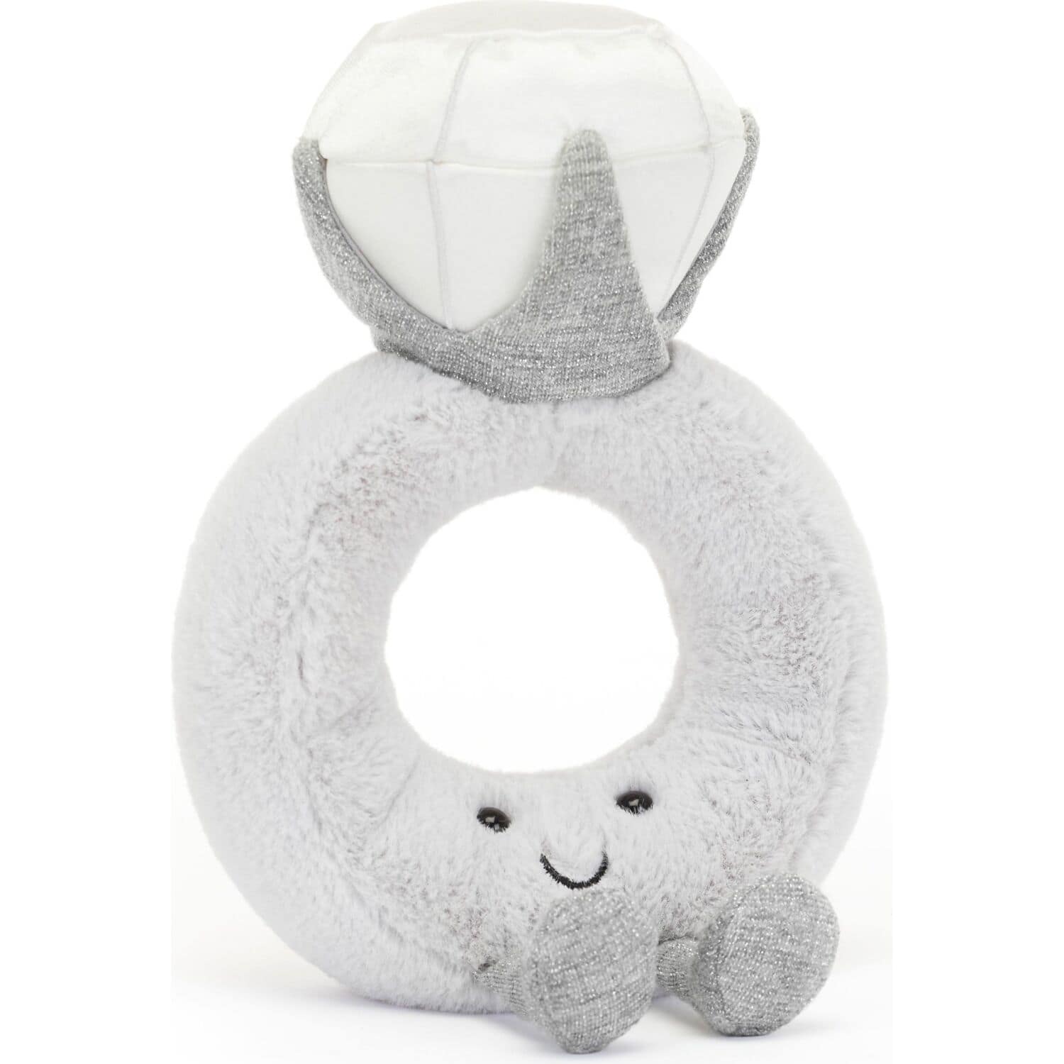 Jellycat - Amuseables Diamond Ring Grey 20x12x5cm Plush