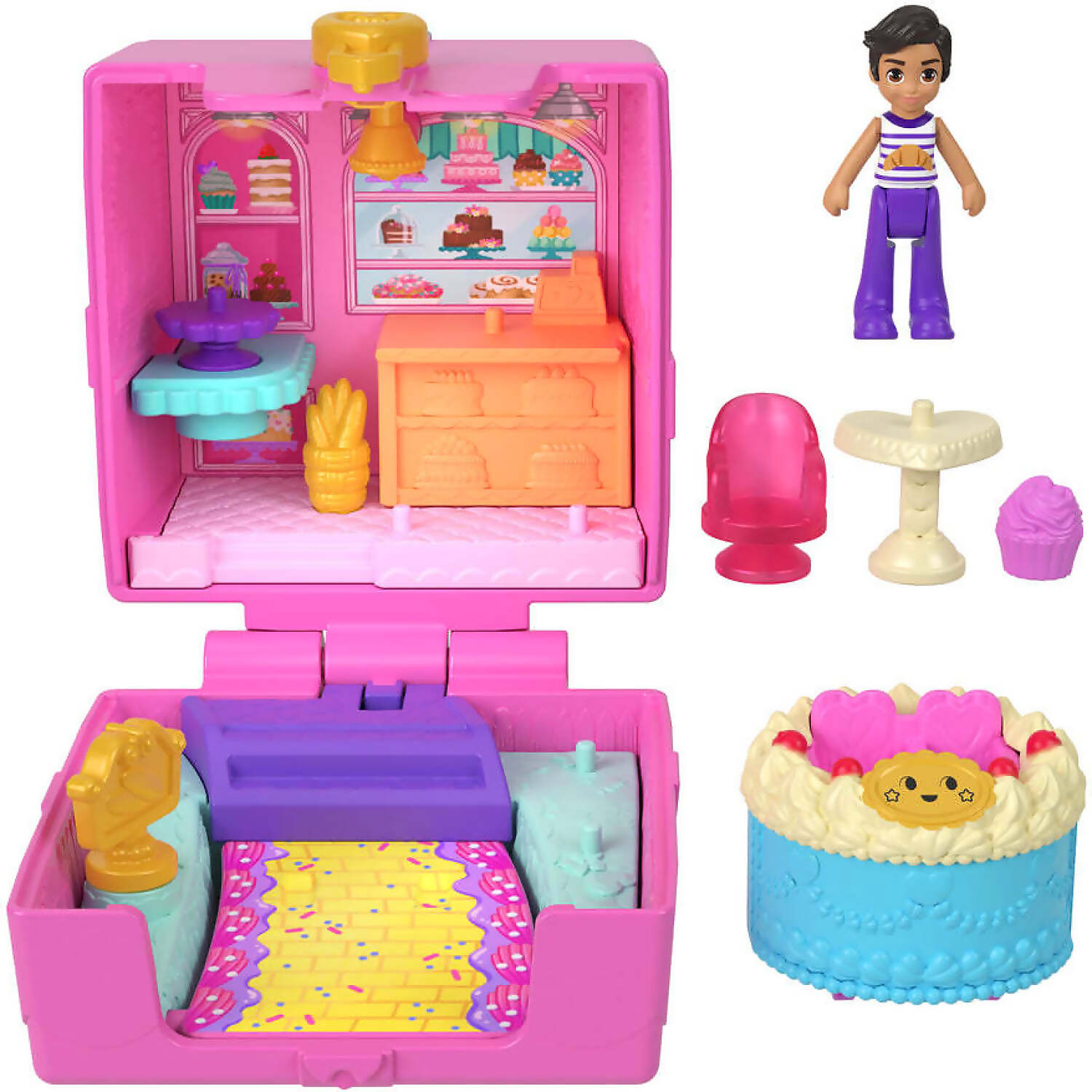 Polly Pocket - Tiny Take Out Reveal Compact Playset - Mattel - Image 6