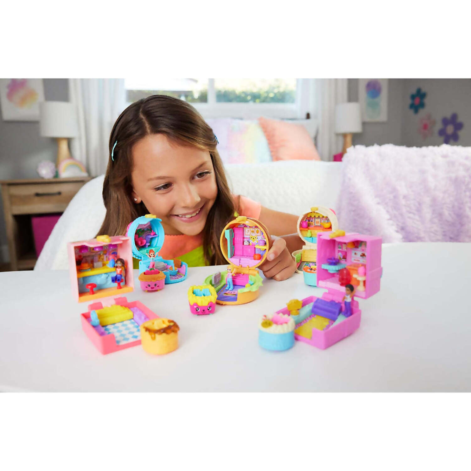 Polly Pocket - Tiny Take Out Reveal Compact Playset - Mattel - Image 8