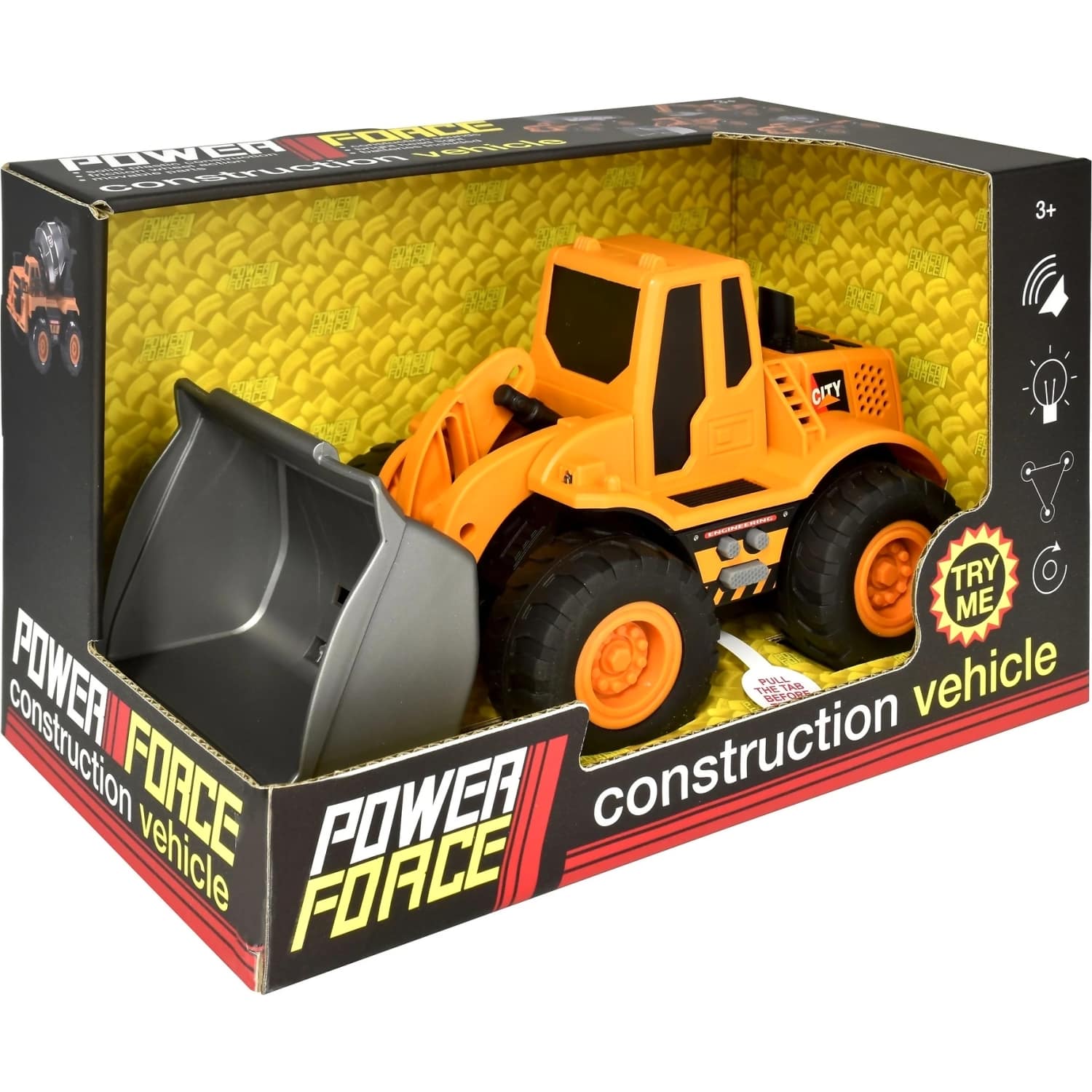 Power Force - Construction Vehicle Bulldozer with Light & Sound - Image 2