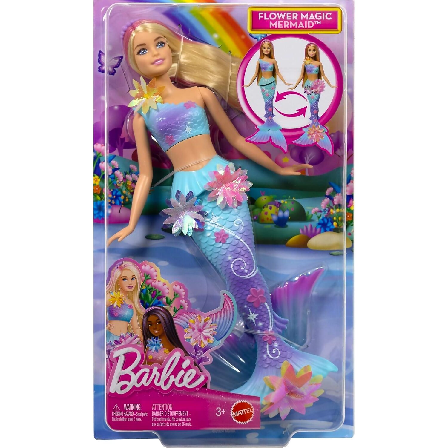 Barbie - Flower Magic Mermaid Doll - Mattel