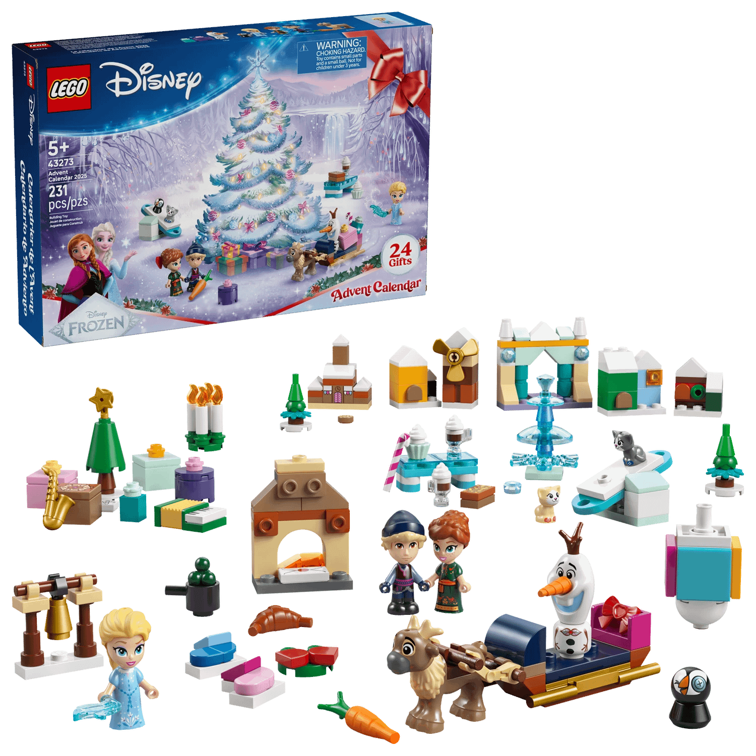 LEGO 43273 Disney Frozen Advent Calendar 2025 - Disney