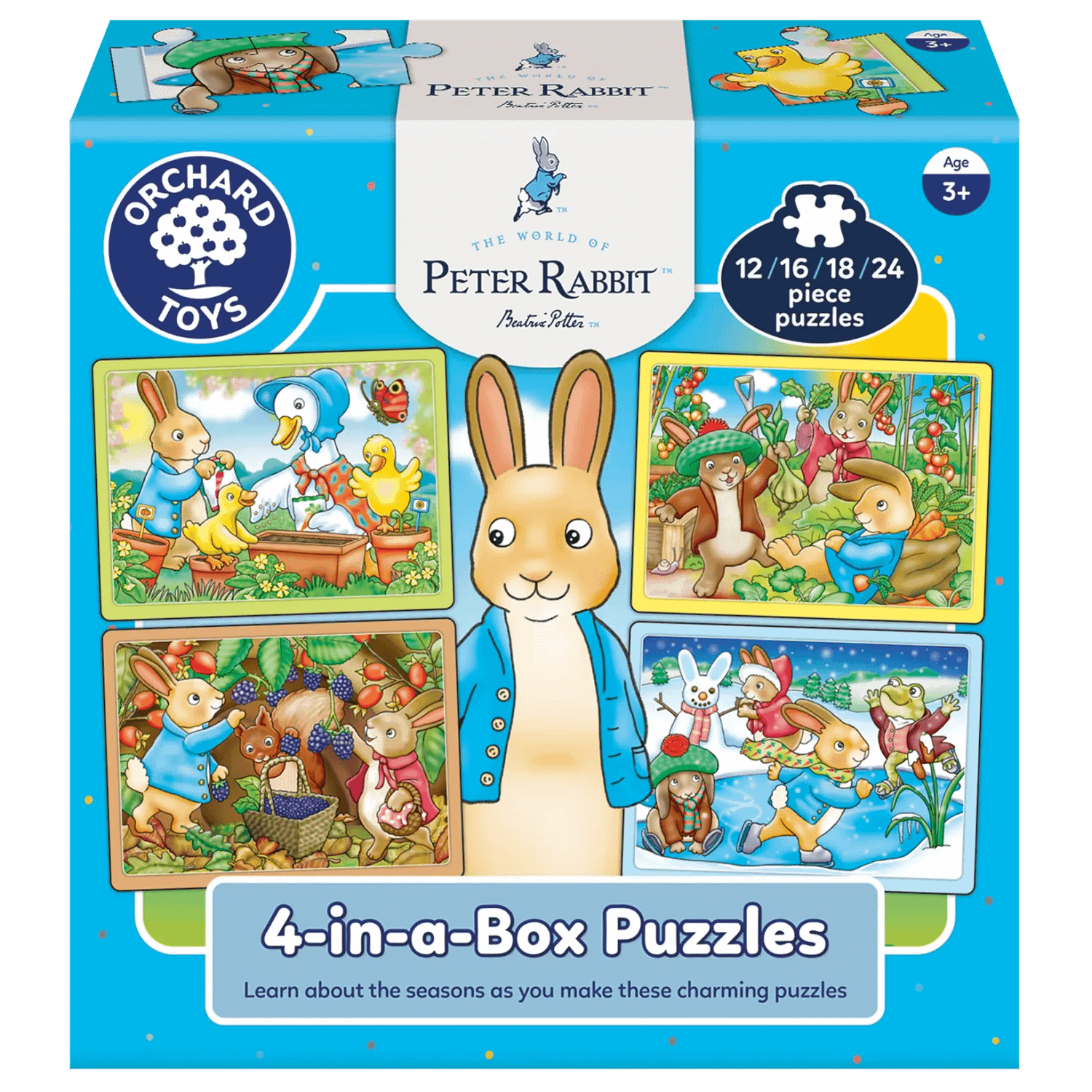 Orchard Toys - Peter Rabbit™ 4-in-a-Box Puzzles