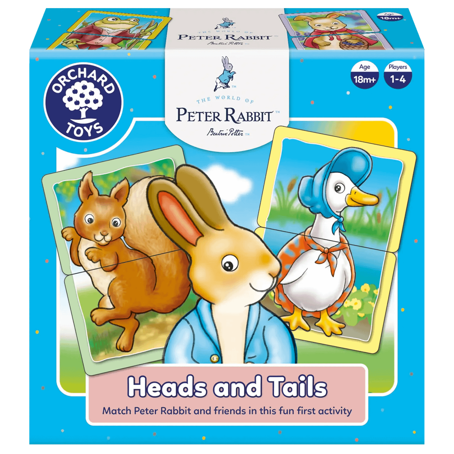 Orchard Toys - Peter Rabbit™ Heads and Tails Game