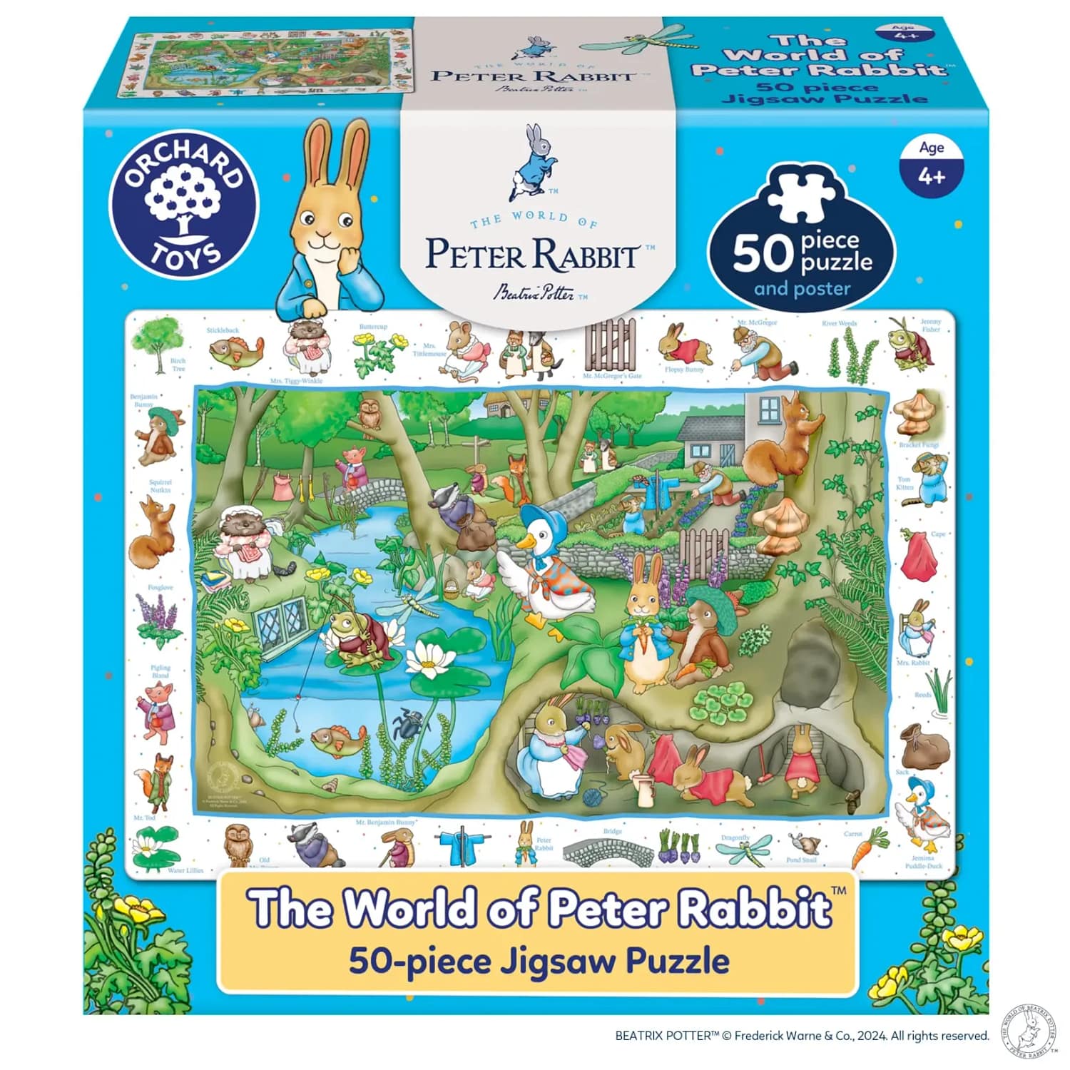 Orchard Toys - Peter Rabbit™ The World of Peter Rabbit™ jigsaw puzzle 50 Pieces