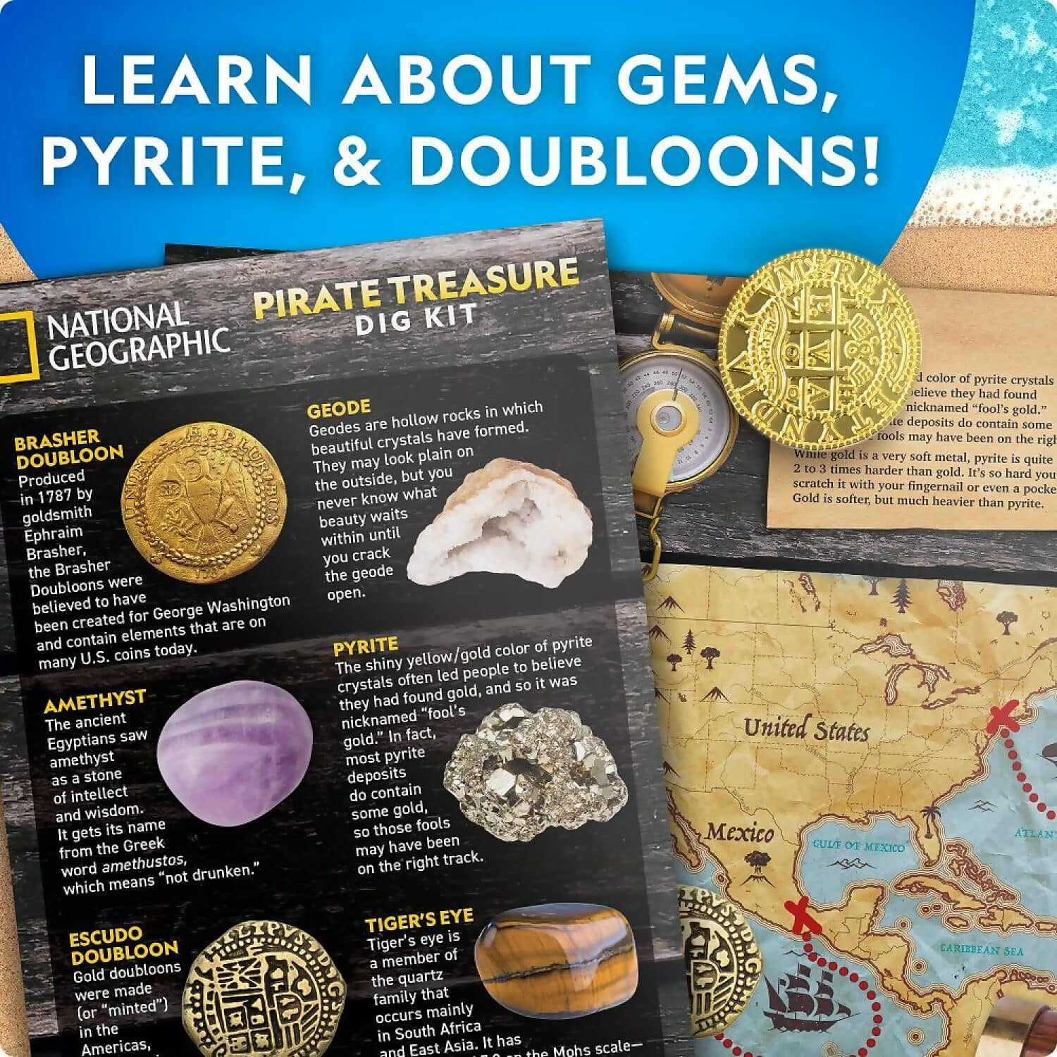 National Geographic - Pirate Treasure Dig Kit - Image 3