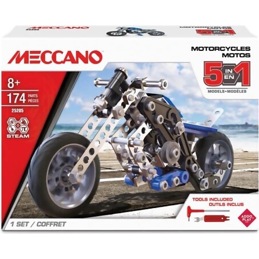 Meccano - 5-in-1 Motorcycles Vehicle - Image 2