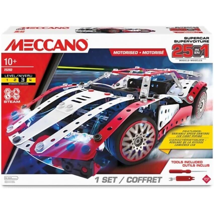 Meccano - 25-In-1 Supercar Vehicle