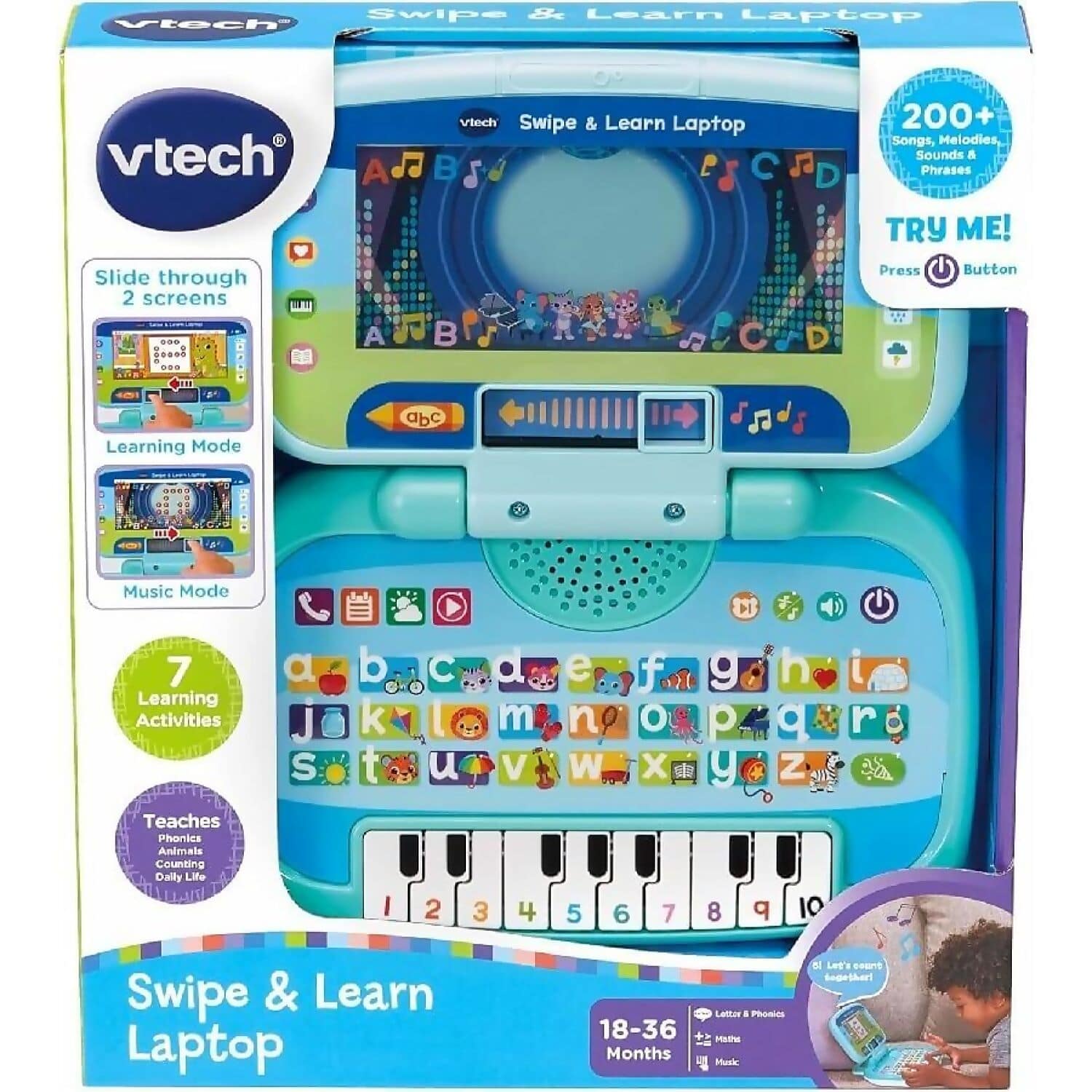 VTech - Swipe & Learn Laptop