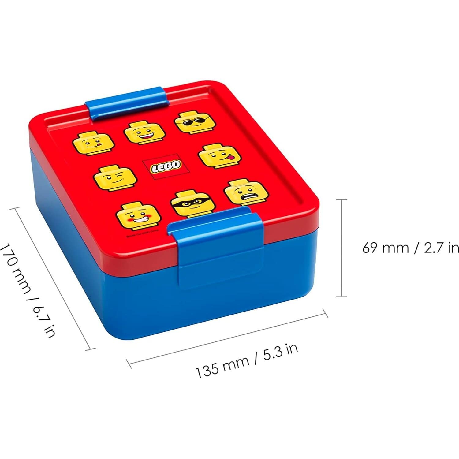 LEGO Minifigure Lunch Set Iconic Boy Red/Blue - Room Copenhagen - Image 3