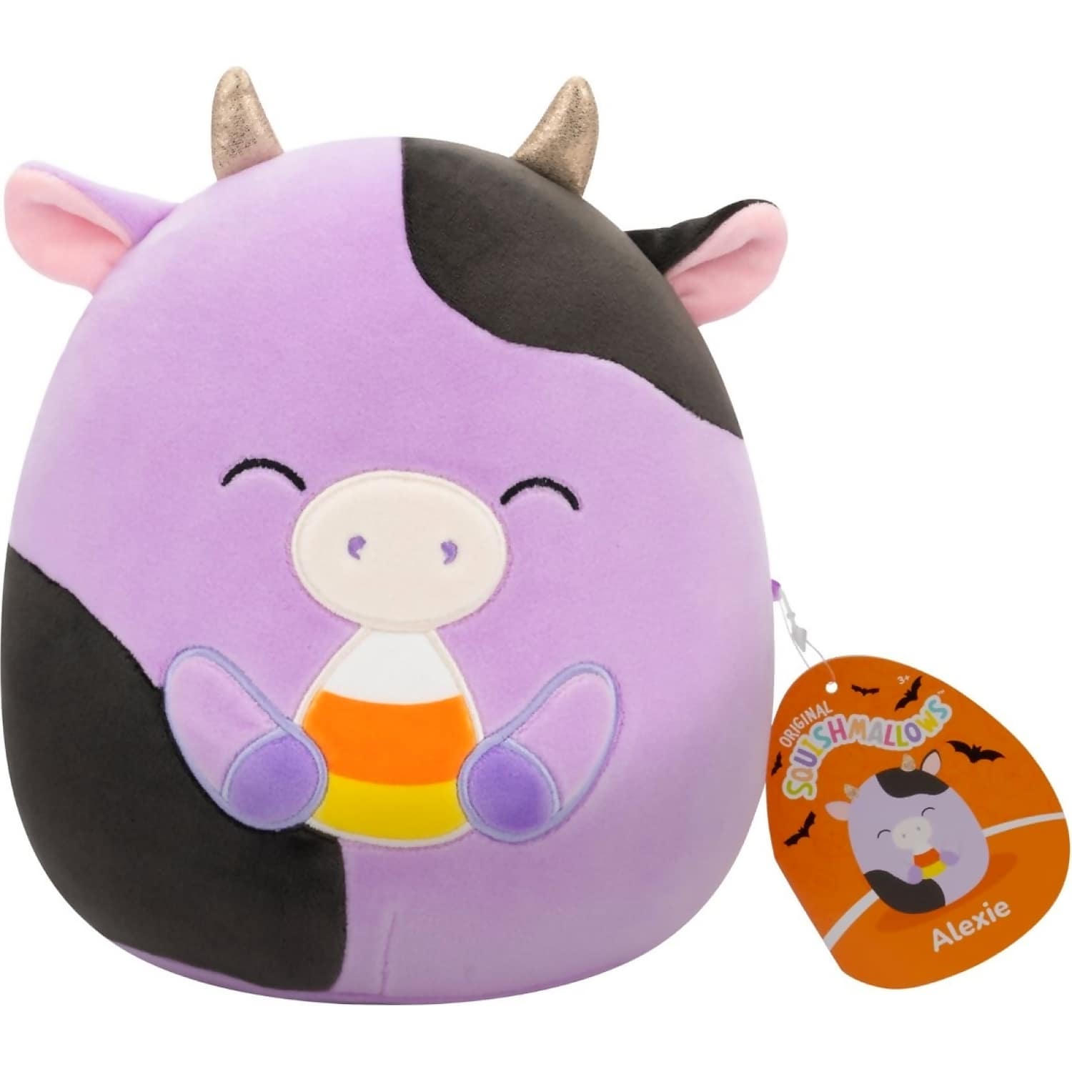 Squishmallows - Alexie the Purple Cow Halloween 7.5-Inch Plush