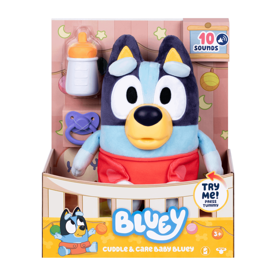 Bluey - Cuddle & Care Baby Bluey Plush