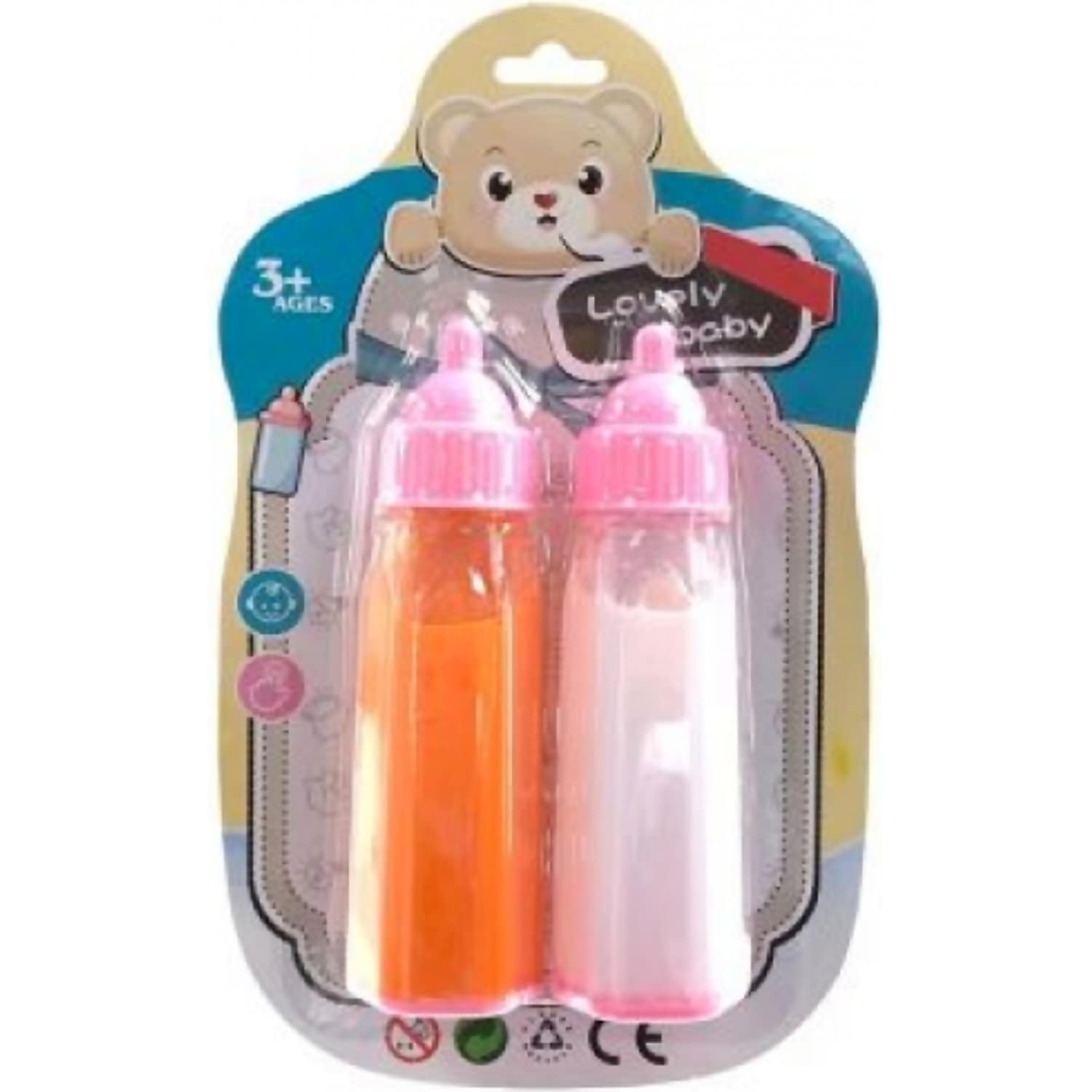 Lovely Baby - Milk & Juice Drink Bottles 2pk - All Brands