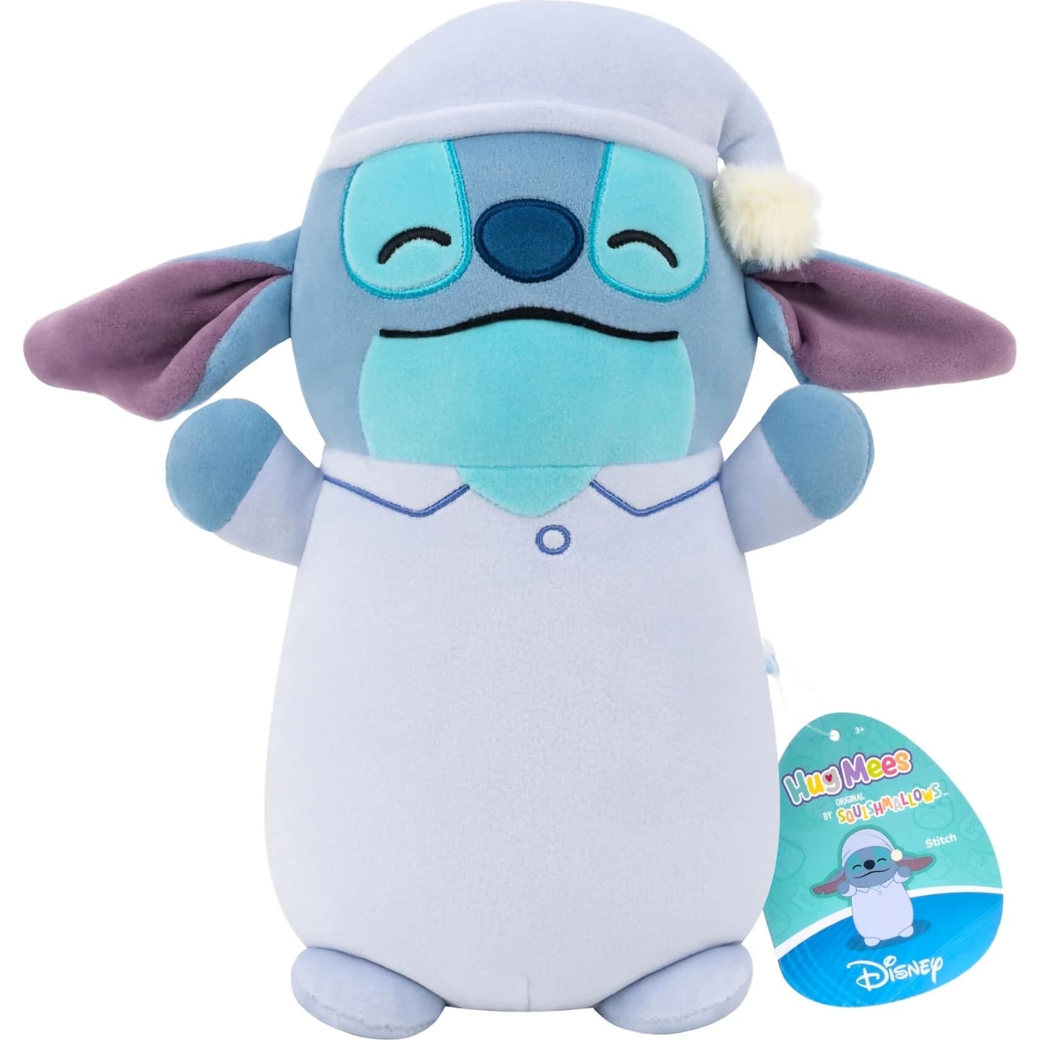 Squishmallows - HugMees Disney Stitch Bedtime 10-Inch Plush