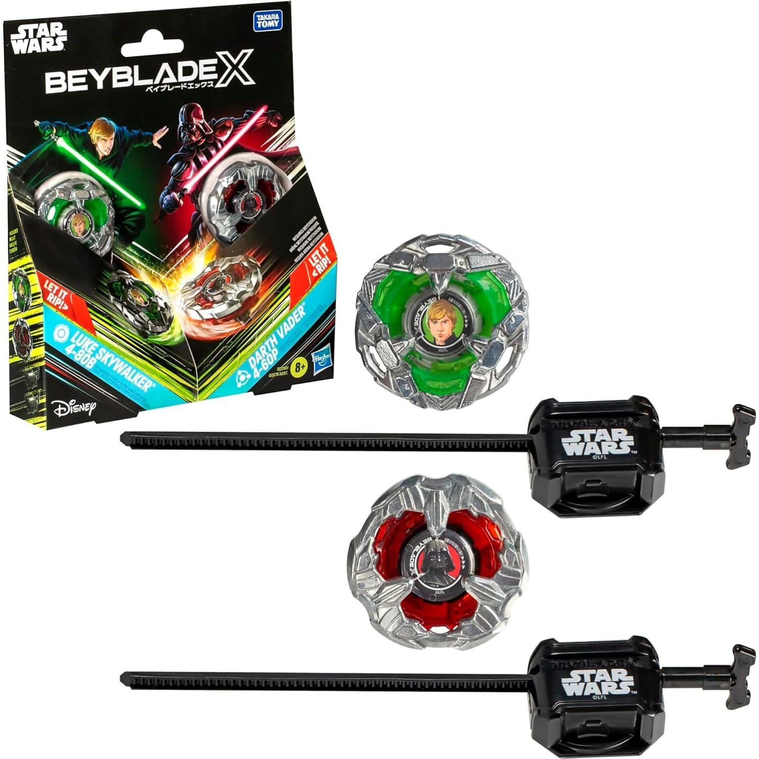 Beyblade X - Star Wars - Luke Skywalker 4-80B vs Darth Vader 4-60P Multipack Set - Image 2