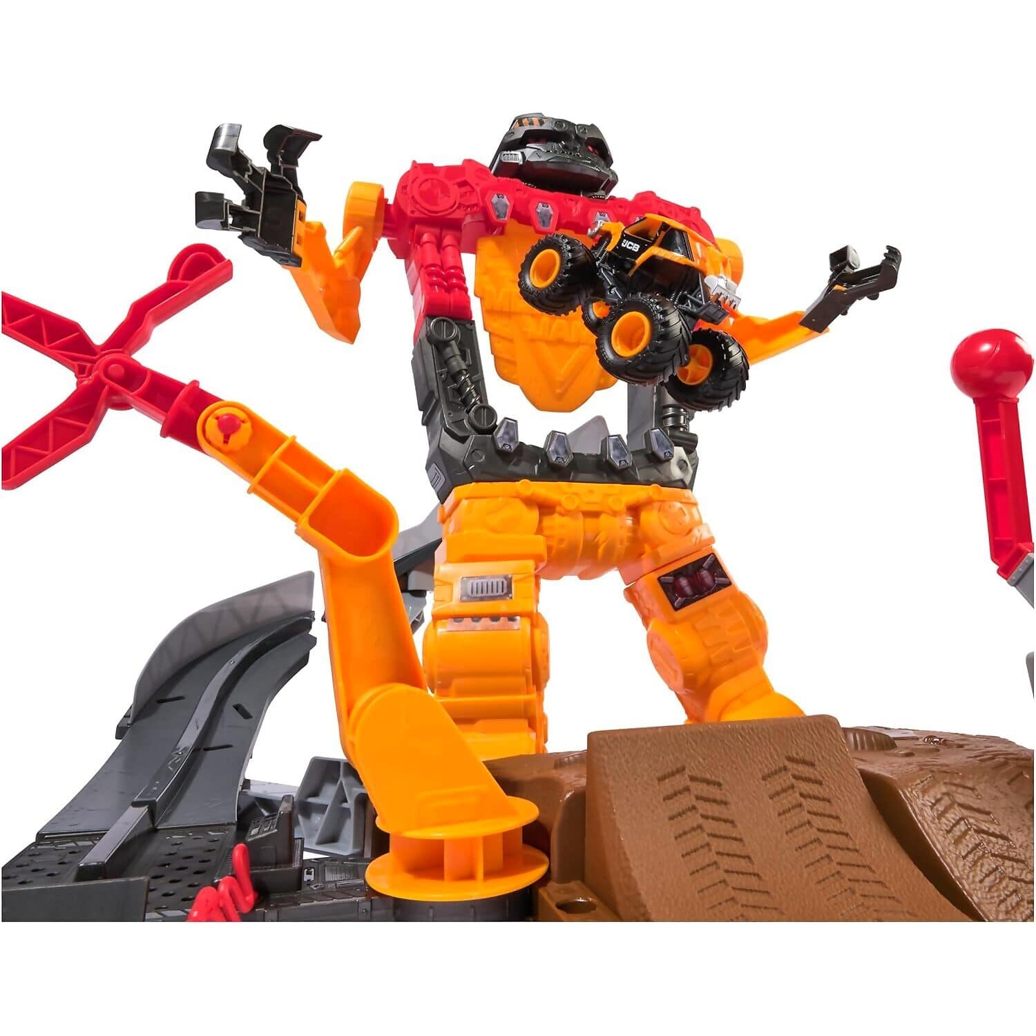 Monster Jam - Smash & Bash SmashBot Playset with Launcher - Spin Master - Image 5