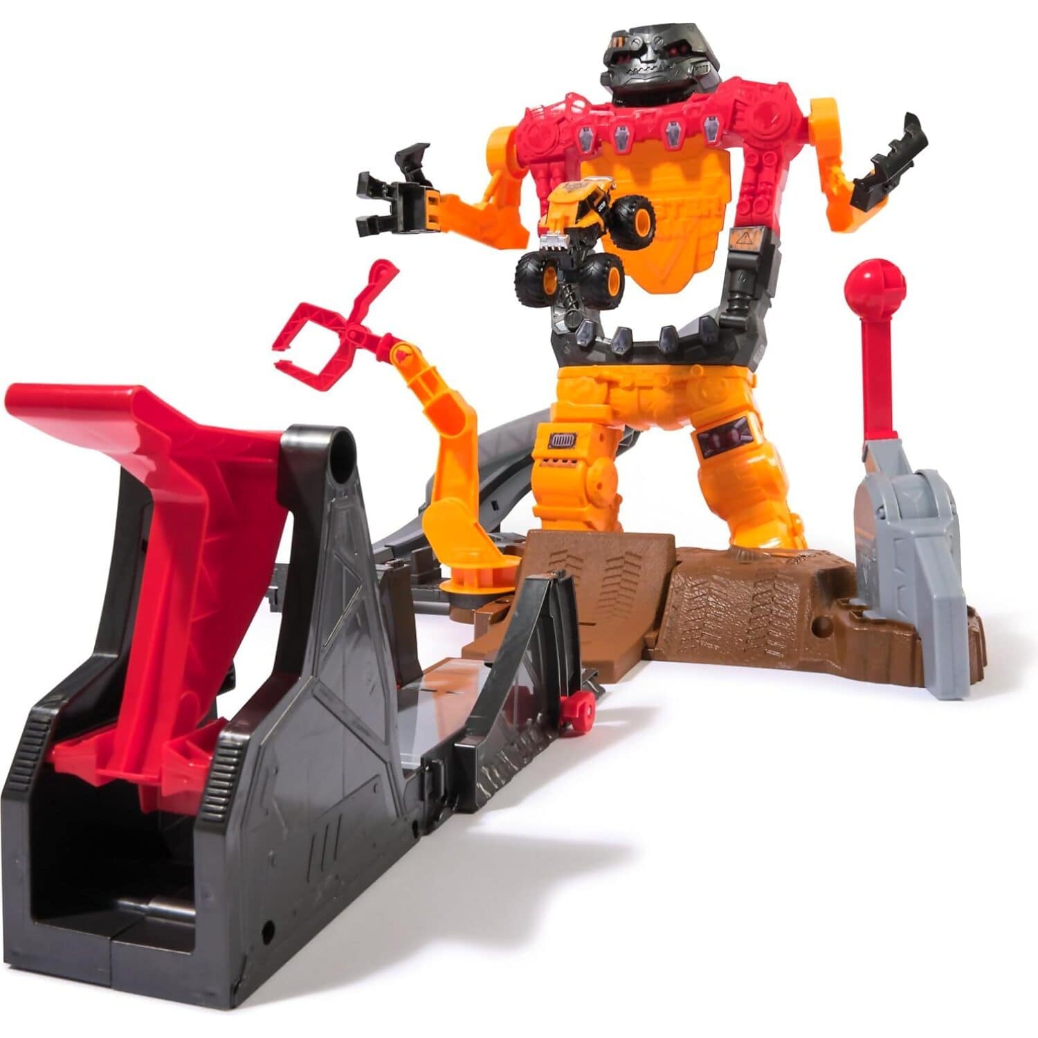 Monster Jam - Smash & Bash SmashBot Playset with Launcher - Spin Master - Image 7